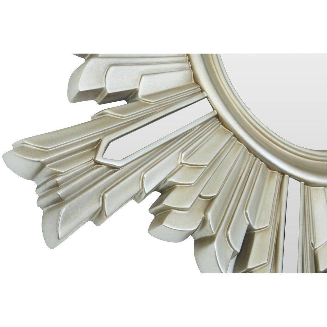 Silver - Interiors by Premier - Sevan Wall Mirror with Mirrored Glass - 2