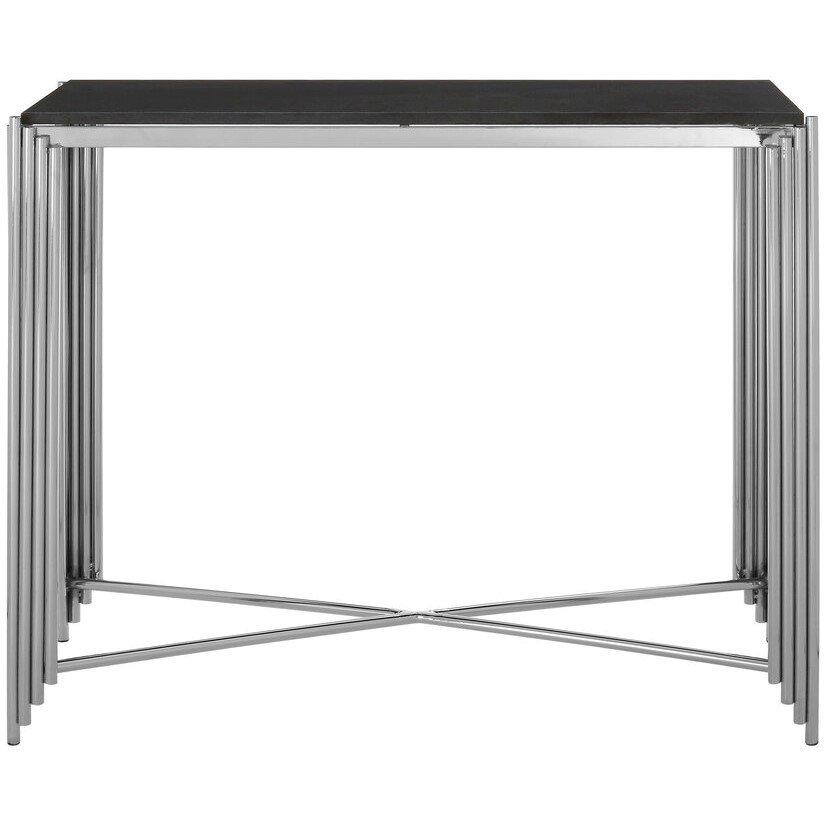 Fifty Five South  Clarice Console Table. - Silver