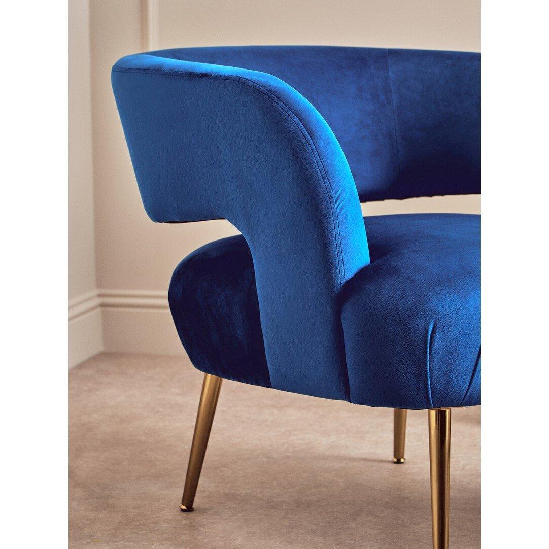 Blue - Interiors by Premier - Larissa Blue Chair - 3