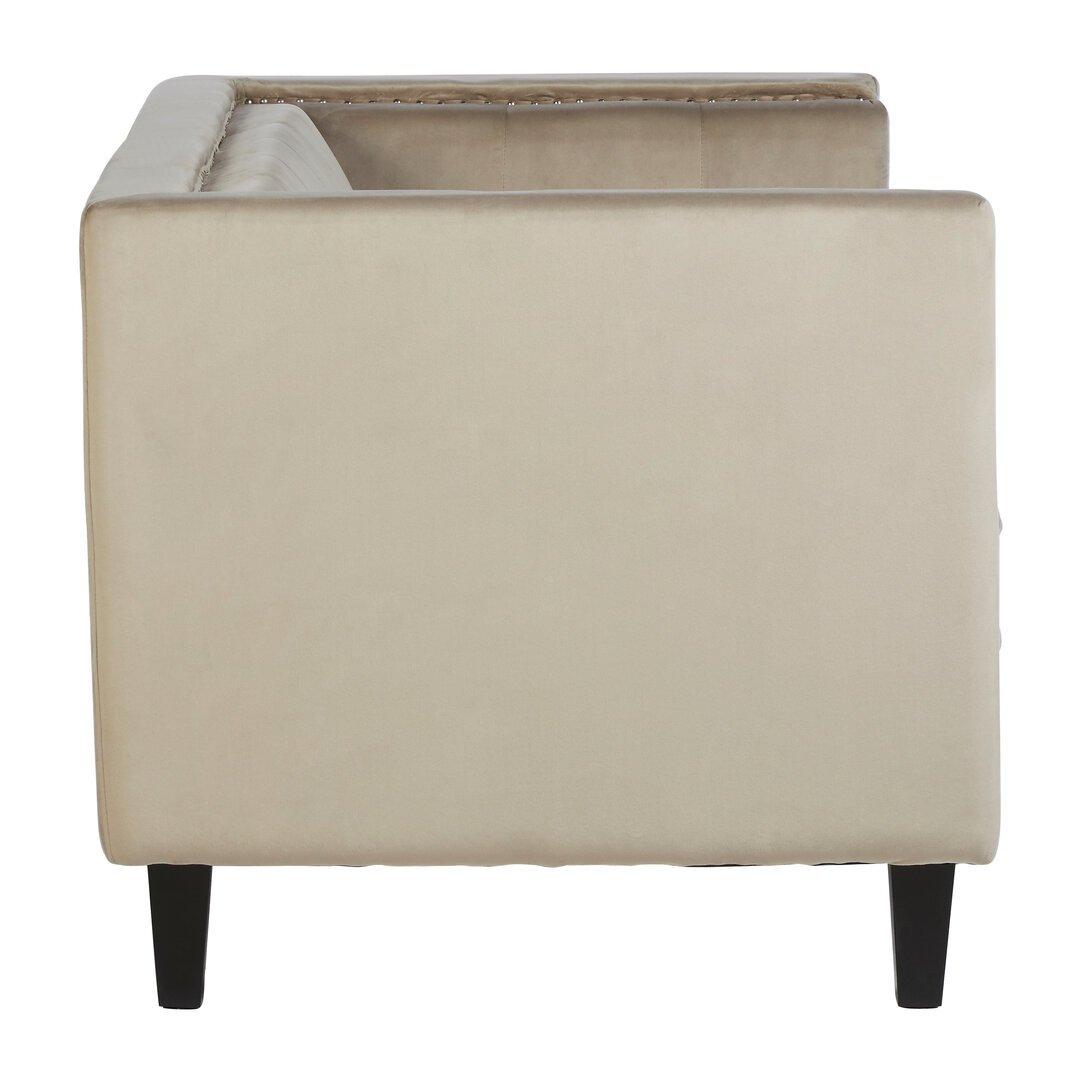 Brown - Interiors by Premier - Felisa Two Seater Mink Velvet Sofa - 2