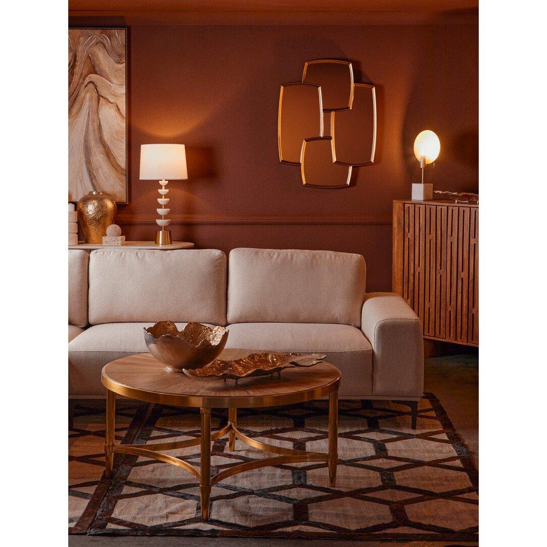 Gold - Fifty Five South - Terni Gold Finish Wall Mirror - 2