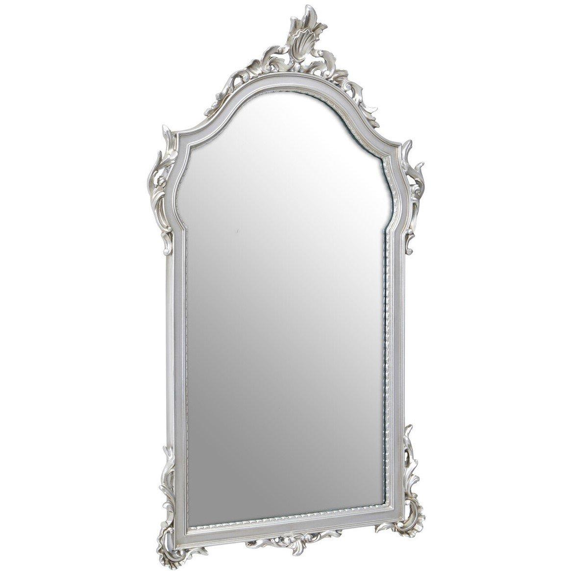 Silver - Interiors by Premier - Teramo Silver Finish Wall Mirror - 1