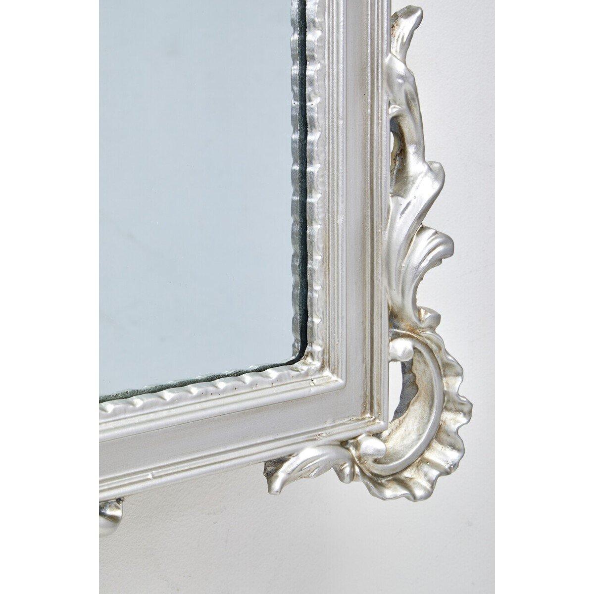 Silver - Interiors by Premier - Teramo Silver Finish Wall Mirror - 5