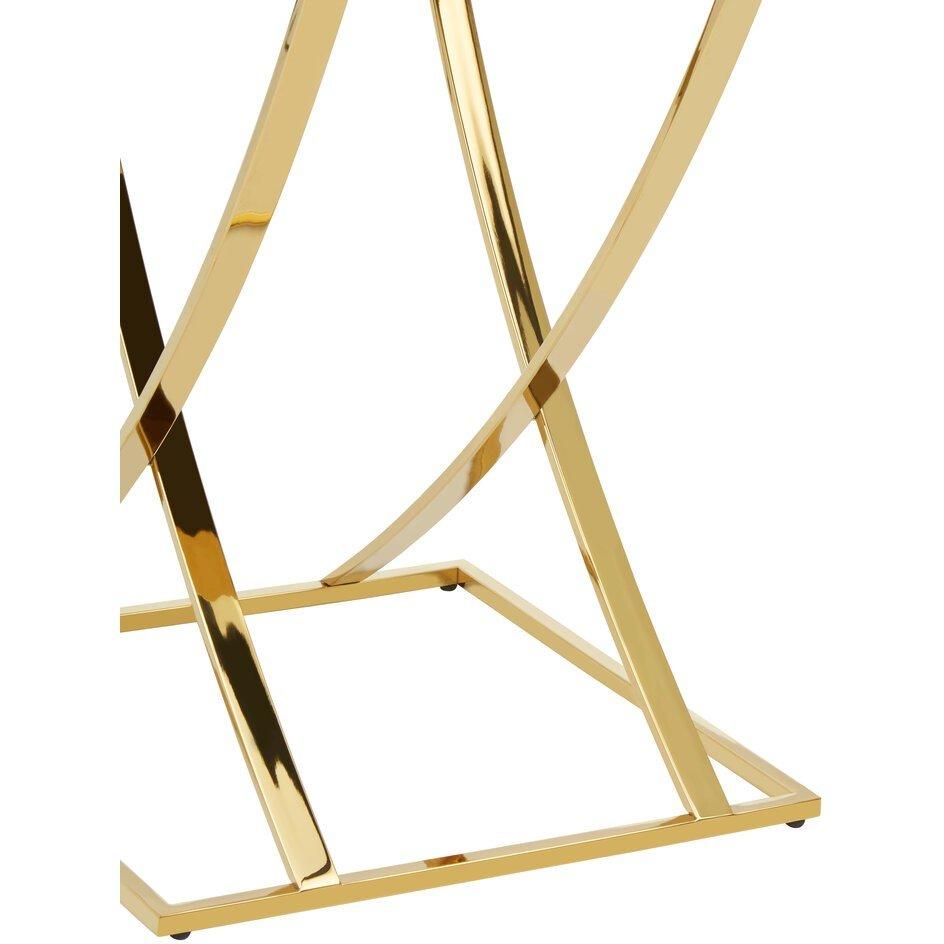 Gold - Interiors by Premier - Reena Gold Finish Side Table - 4