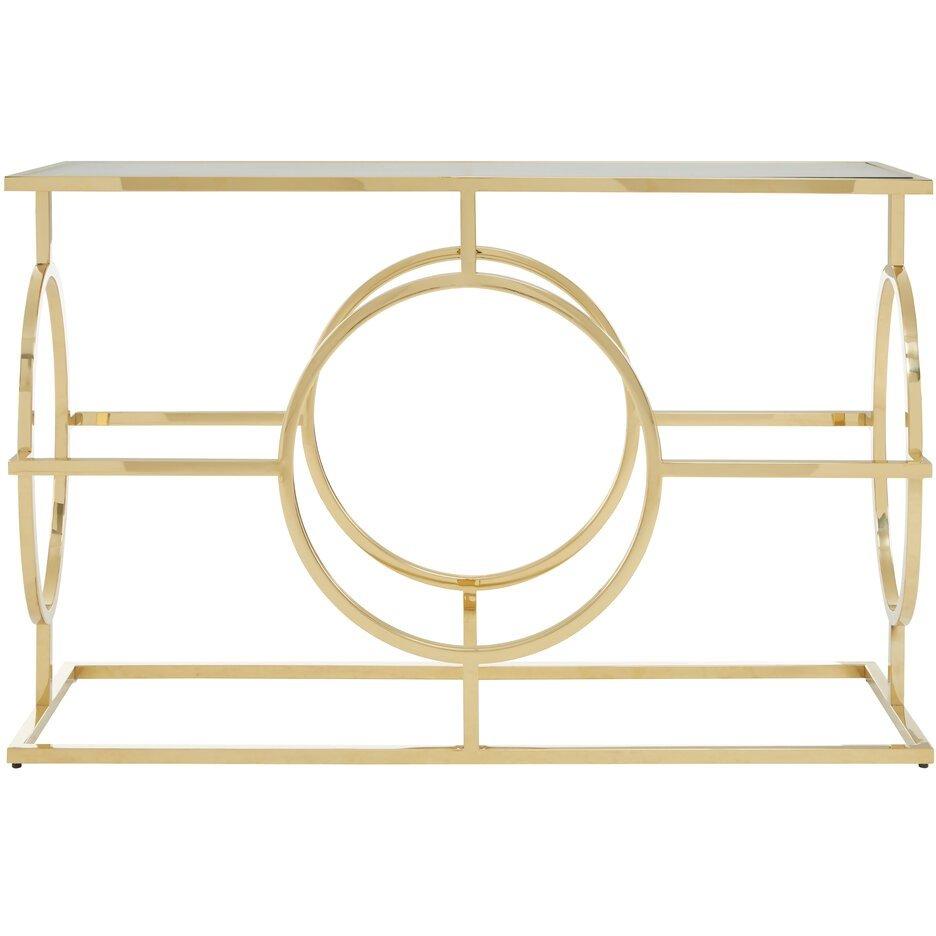 Interiors By Premier  Roena Console Table - Gold