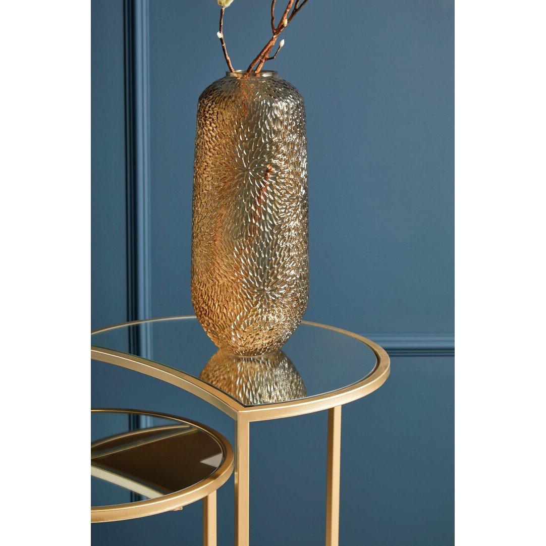 Gold - Interiors by Premier - Avantis Set of 2 Nesting Side Tables - 2