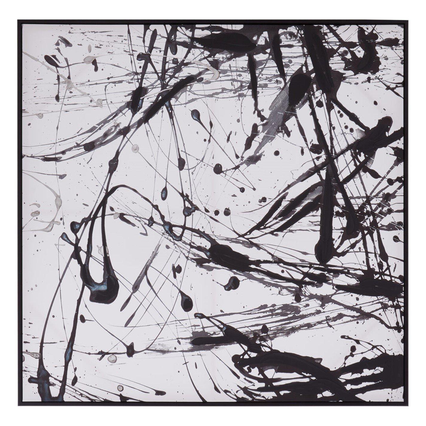 Multi - Fifty Five South - Astratto Black And White Wall Art - 2