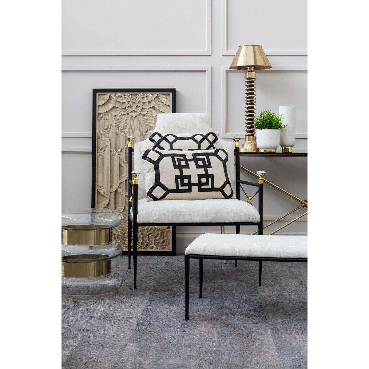 Interiors By Premier  Monroe High Back Chair - Black