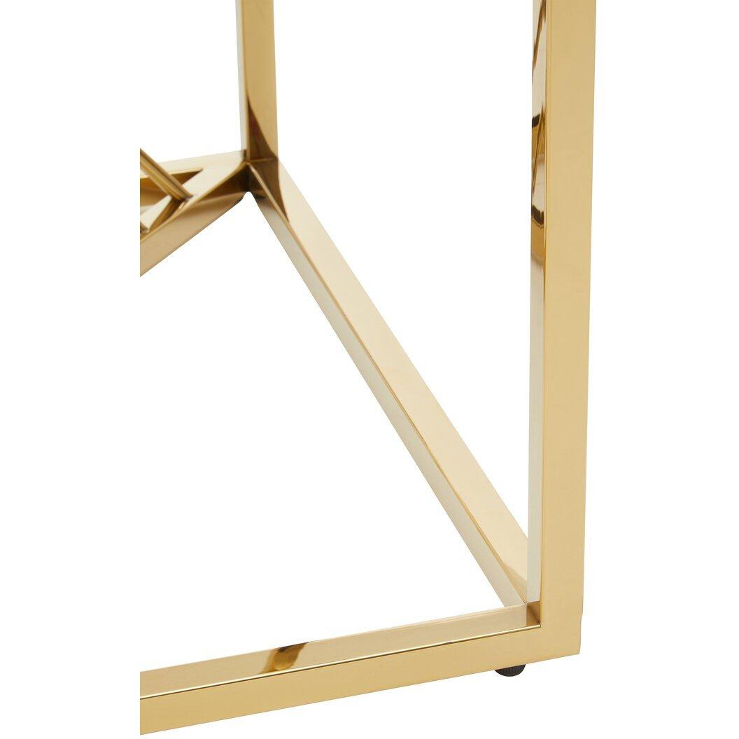 Gold - Interiors by Premier - Amella End Table With Gold Finish Frame - 4