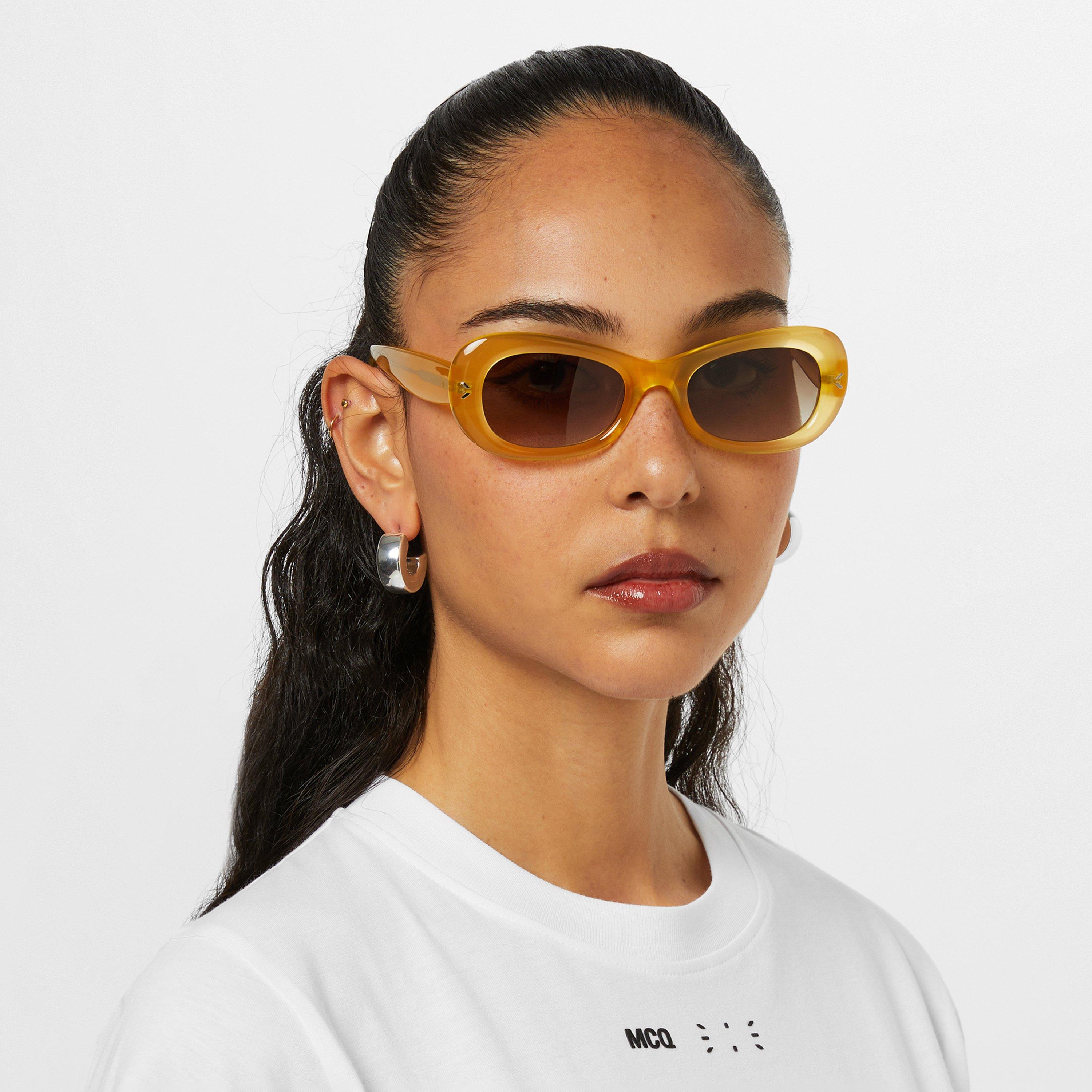 Yellow/Brown - MCQ - SUNGLASSES MQ0383S - 2