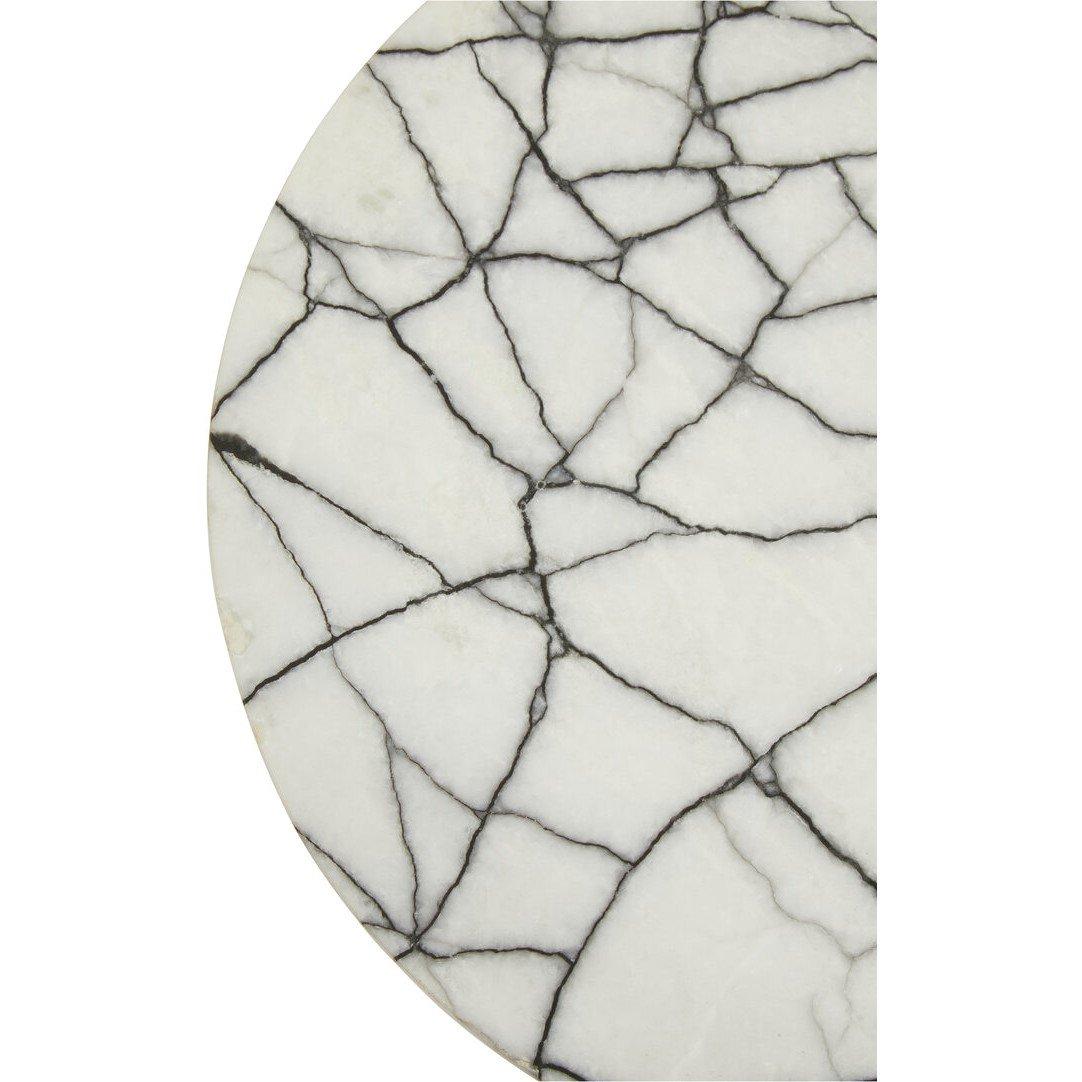 Black - Fifty Five South - Marmara Marble Top Side Table - 3