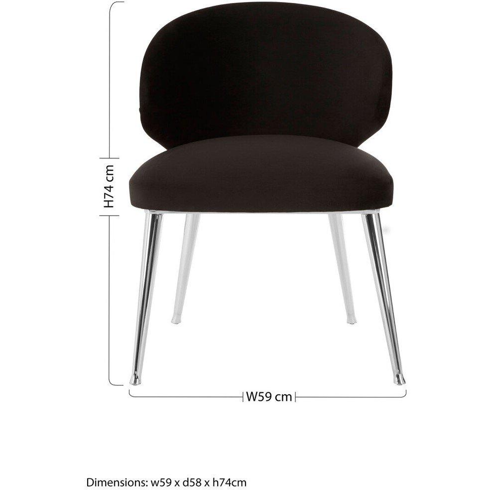 Black - Fifty Five South - Piermount Dining Chair - 2