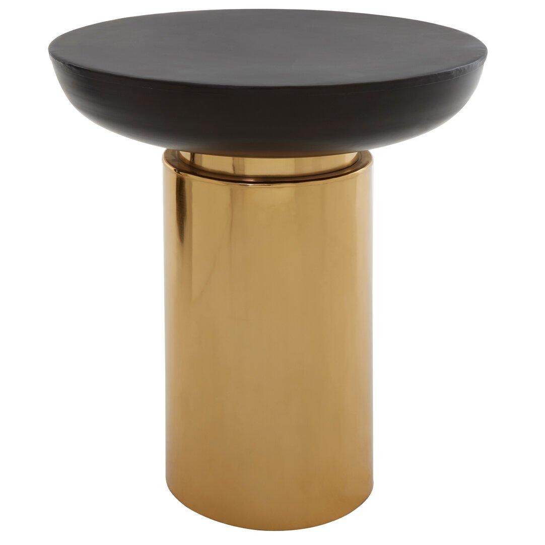 Gold - Interiors by Premier - Kensington Townhouse Black And Gold Side Table - 2