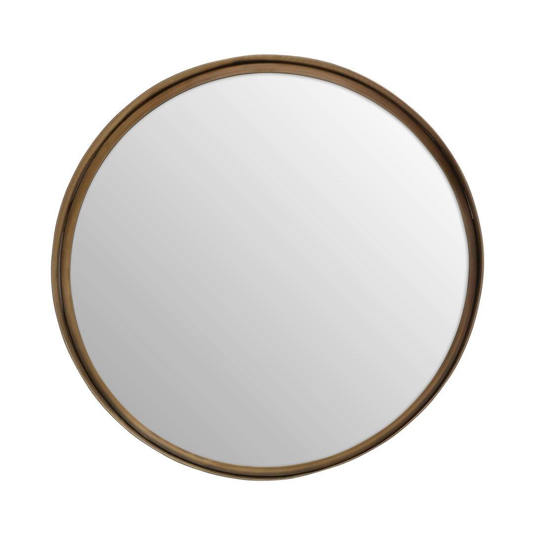 Gold - Fifty Five South - Leonov Small Gold Finish Wall Mirror - 2