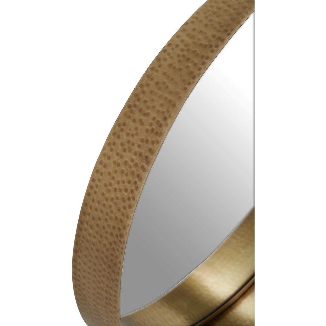 Gold - Fifty Five South - Leonov Small Gold Finish Wall Mirror - 4