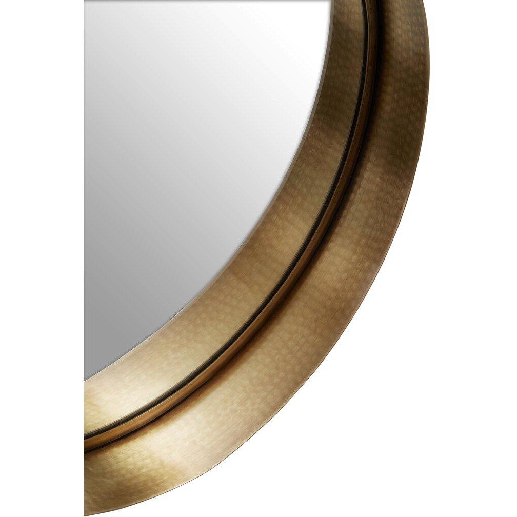 Gold - Fifty Five South - Leonov Small Gold Finish Wall Mirror - 5