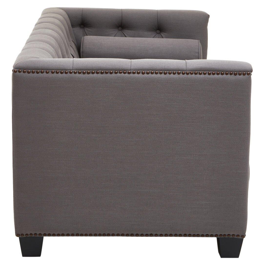 Grey - Fifty Five South - Surina 2 Seat Grey Fabric Sofa - 3