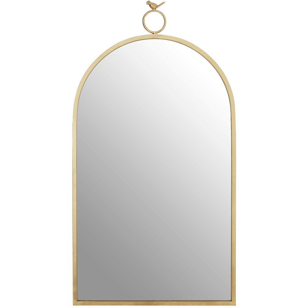 Interiors By Premier  Farran Bird Top Wall Mirror - Gold
