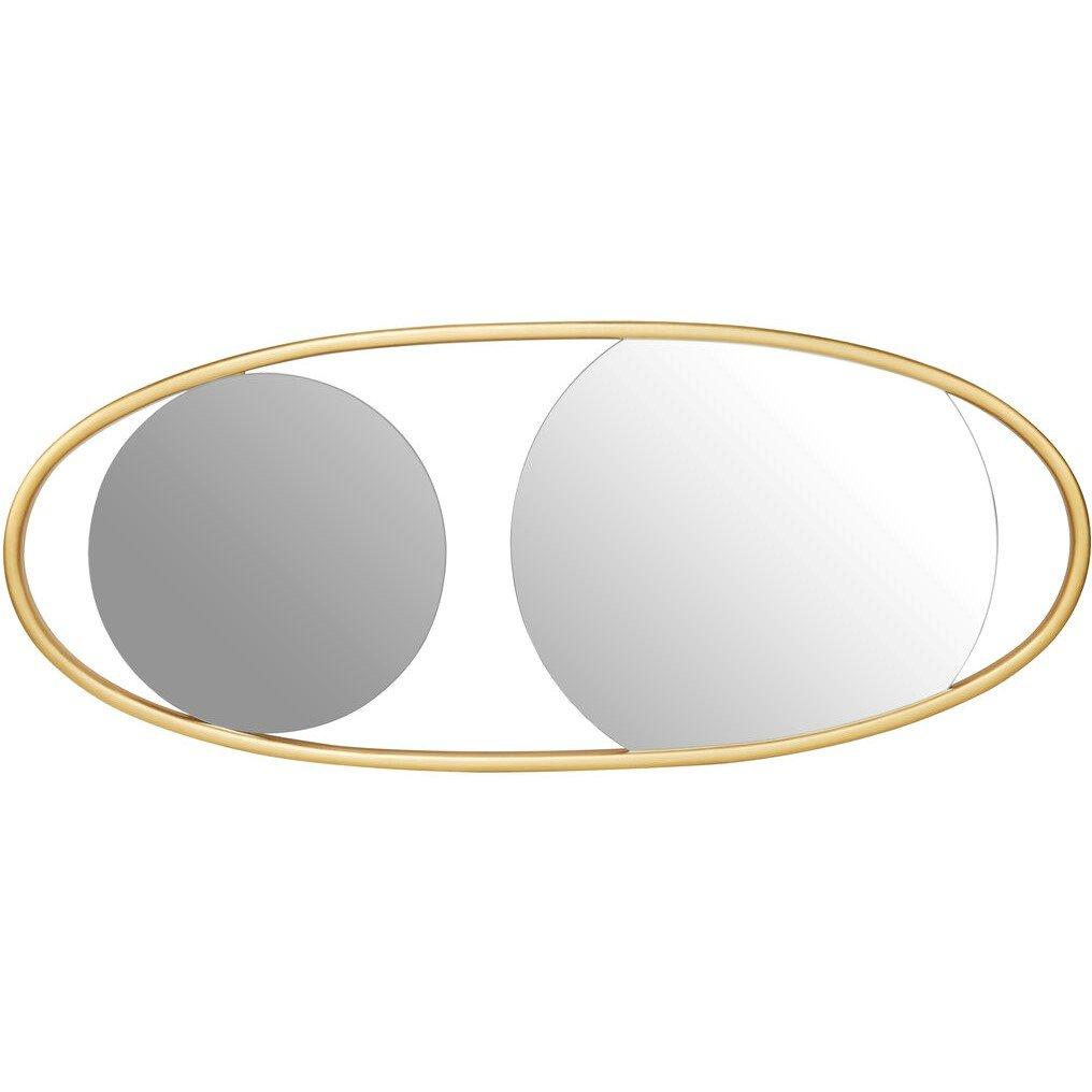 Gold - Fifty Five South - Villi Large Oval Wall Mirror - 1