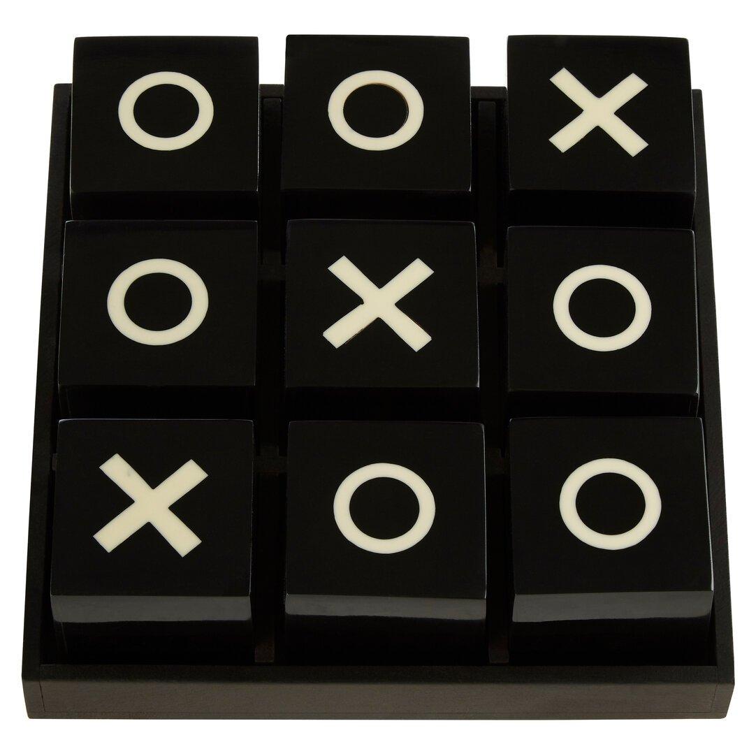 Fifty Five South  Churchill Games Large And White Noughts & Cr Black
