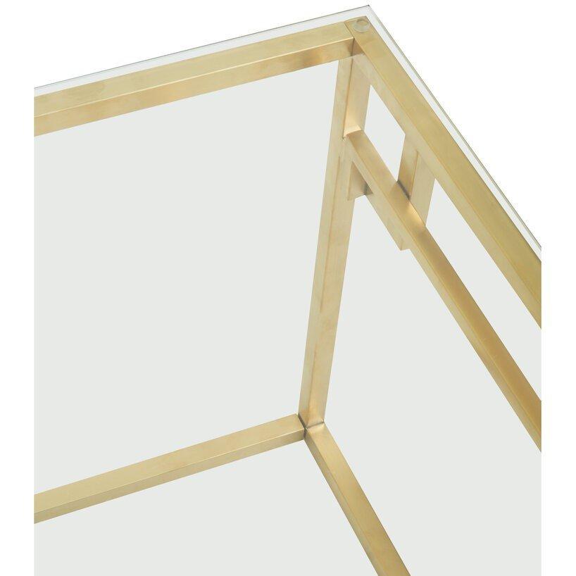 Gold - Interiors by Premier - Allure Gold Brushed Side Table - 2