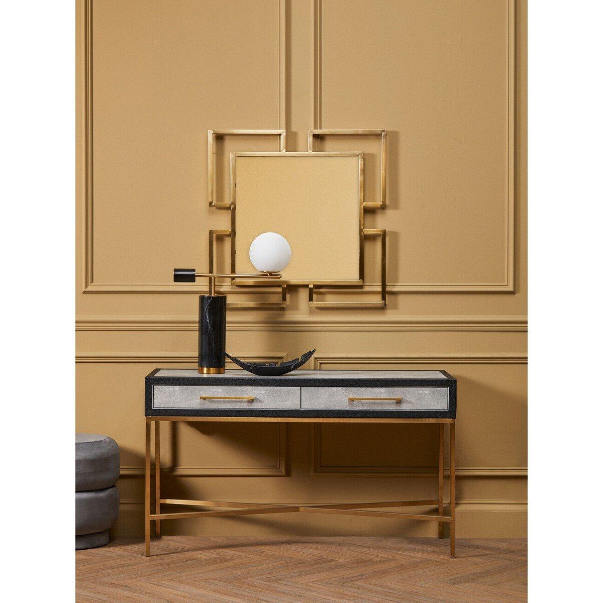 Gold - Interiors by Premier - Allure Gold Brushed Small Wall Mirror - 5