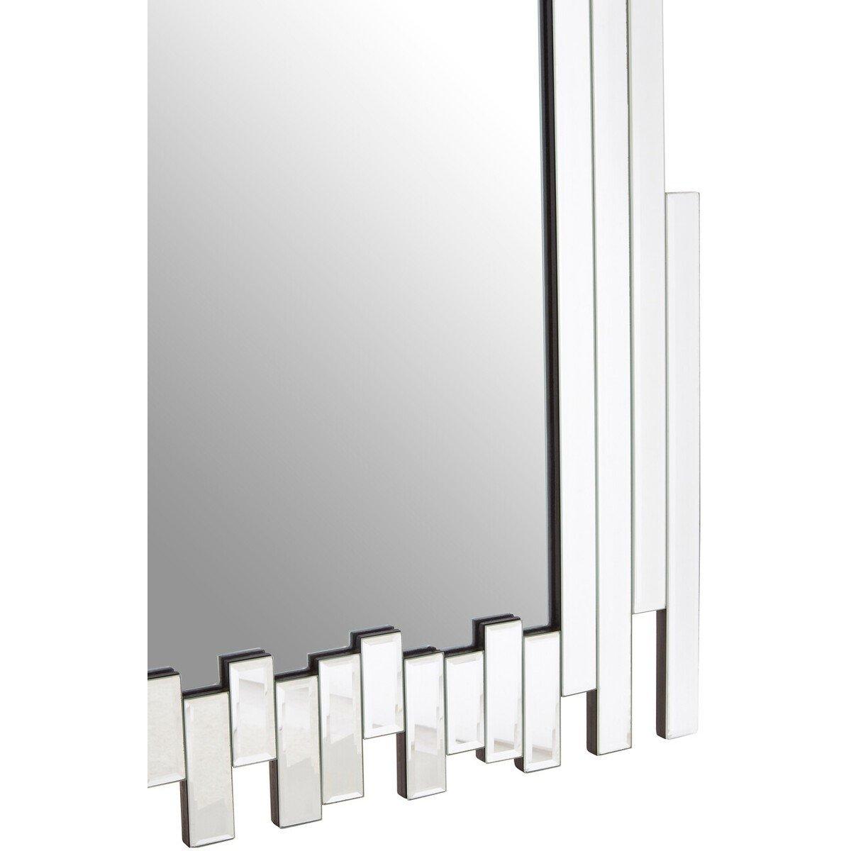 Silver - Interiors by Premier - Puzzle Wall Mirror with Cut Out Frame - 3