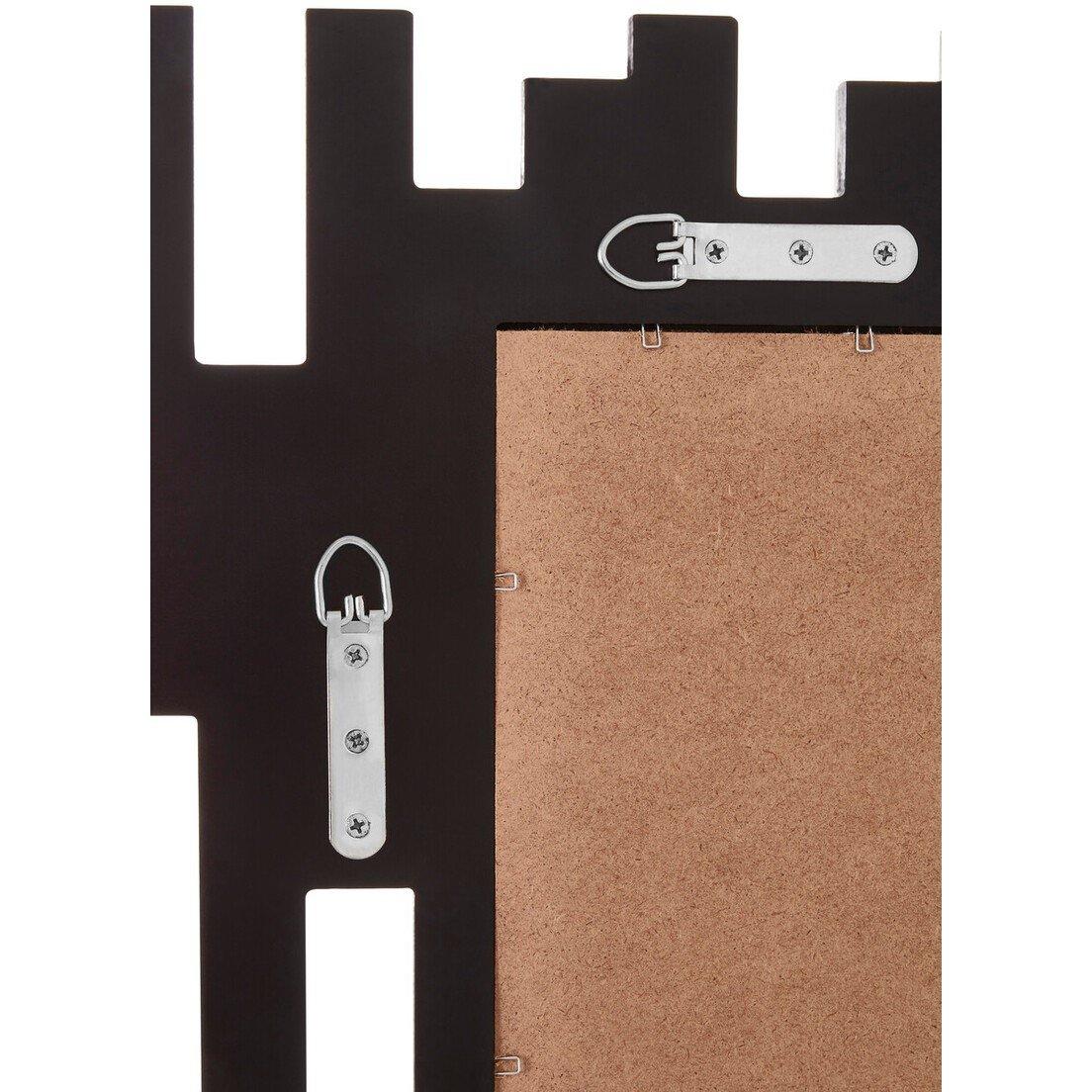 Silver - Interiors by Premier - Puzzle Wall Mirror with Cut Out Frame - 4