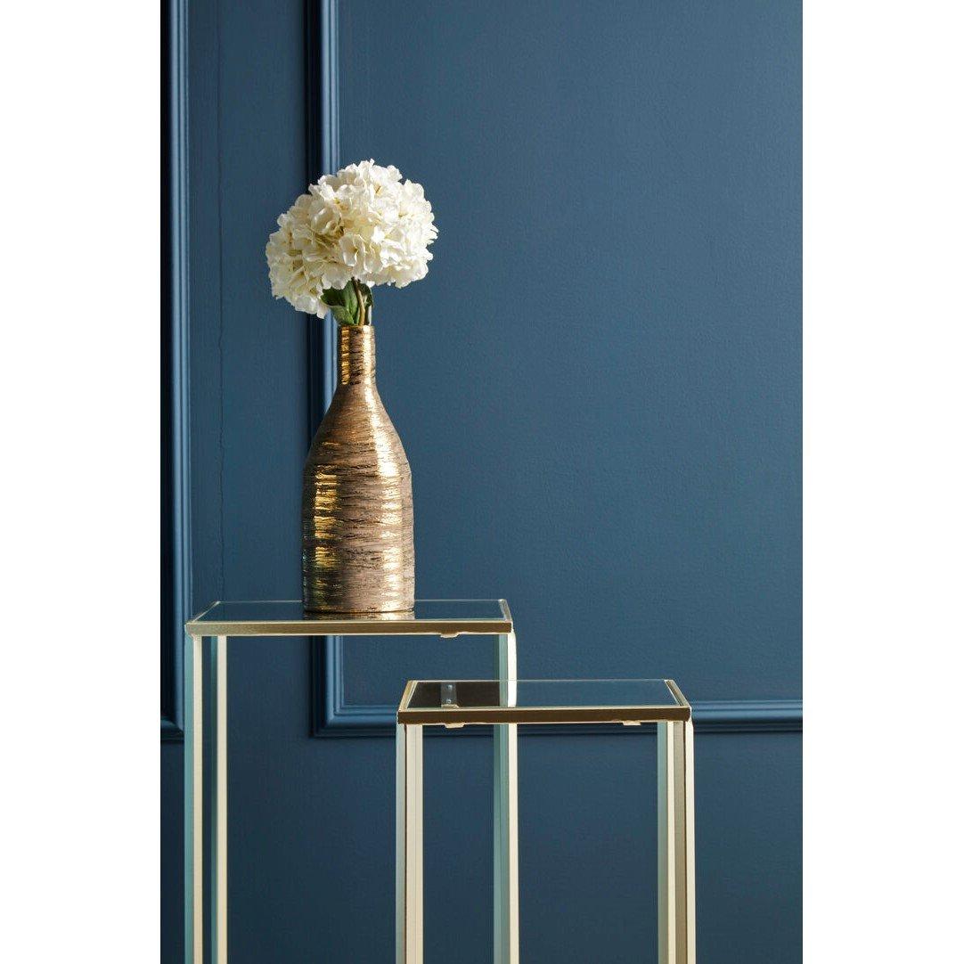 Gold - Interiors by Premier - Avantis Set Of Two Champagne Square Side Tables - 2