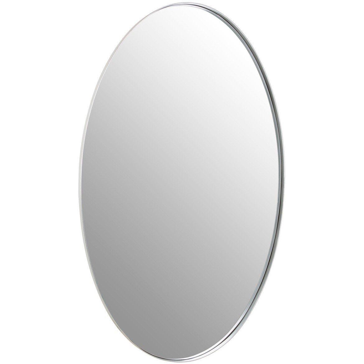 Silver - Interiors by Premier - Cora Wall Mirror with Silver Finish Frame - 1