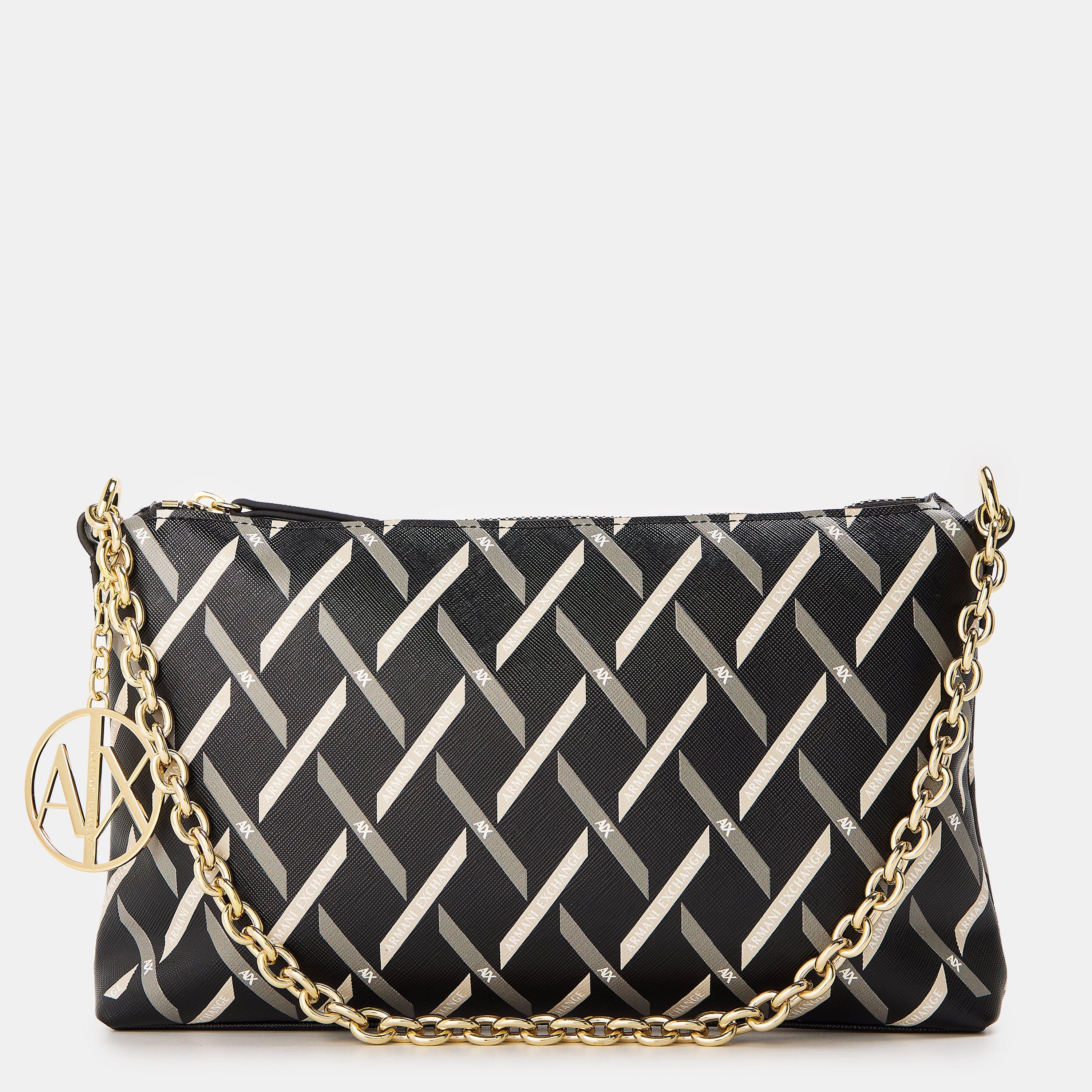 Armani Exchange Women's Black Shoulder Bag