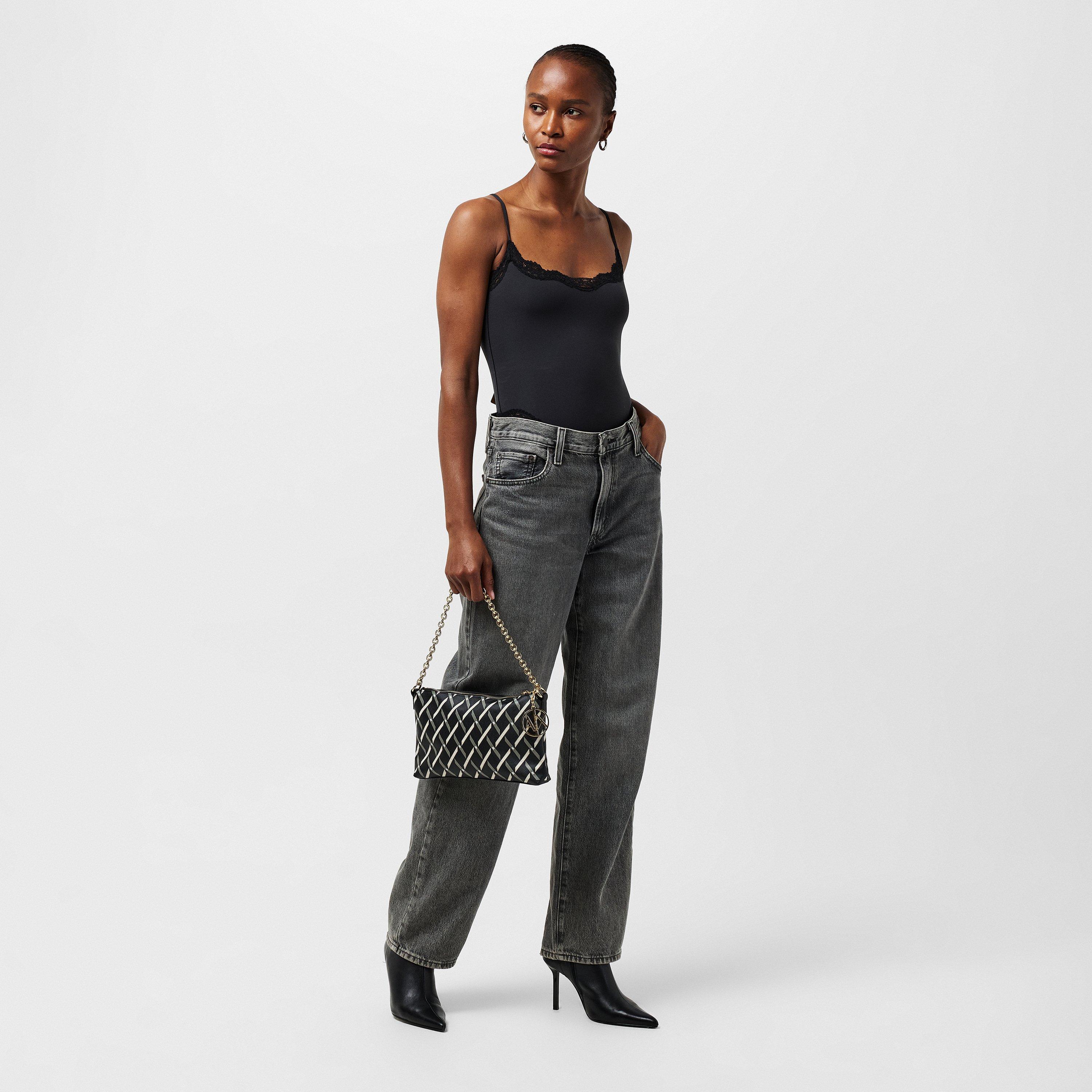 Black - Armani Exchange - Women's Shoulder Bag - 6