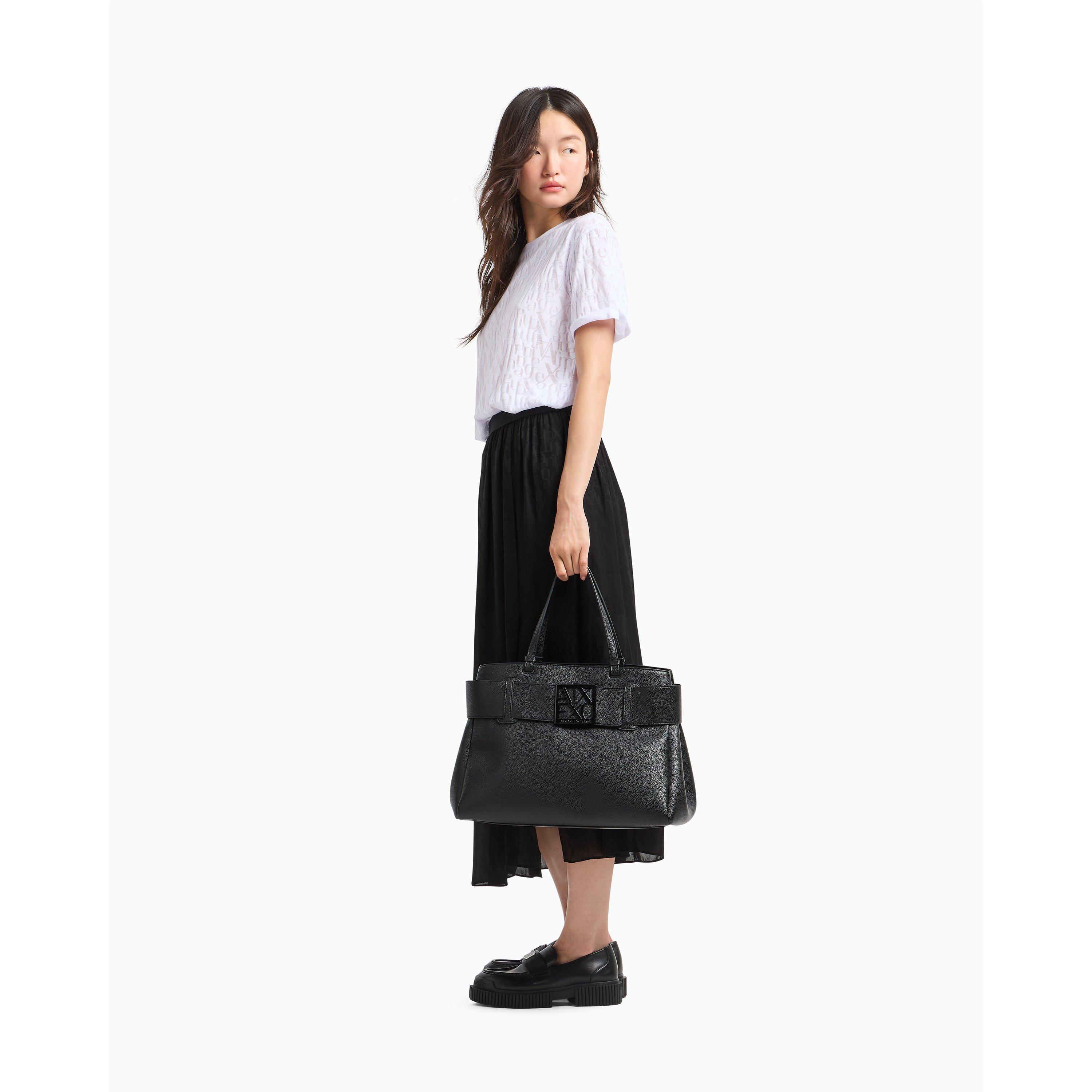 Black - Armani Exchange - Women's Tote Bag - 2