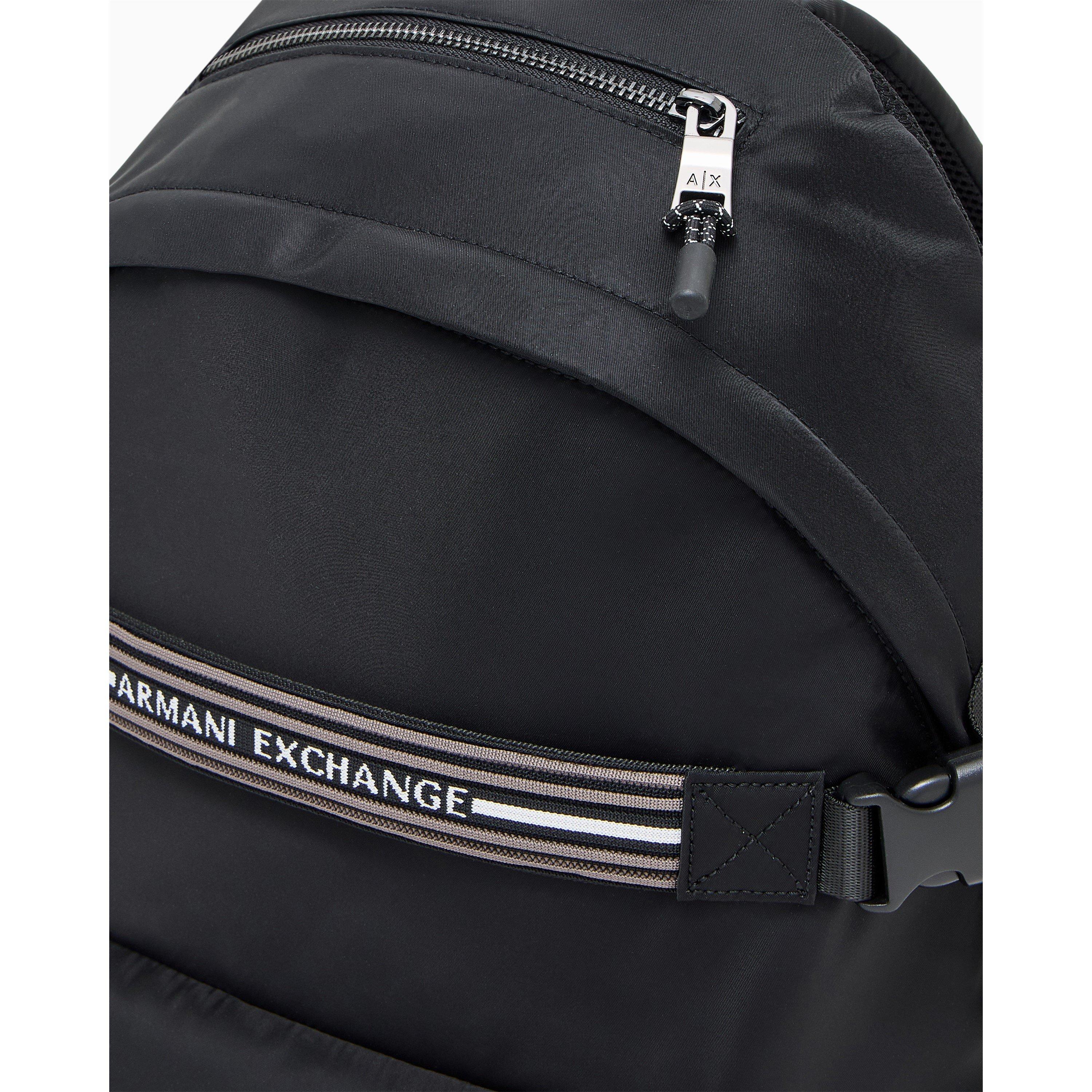 Nero - Armani Exchange - Men's Backpack - 6