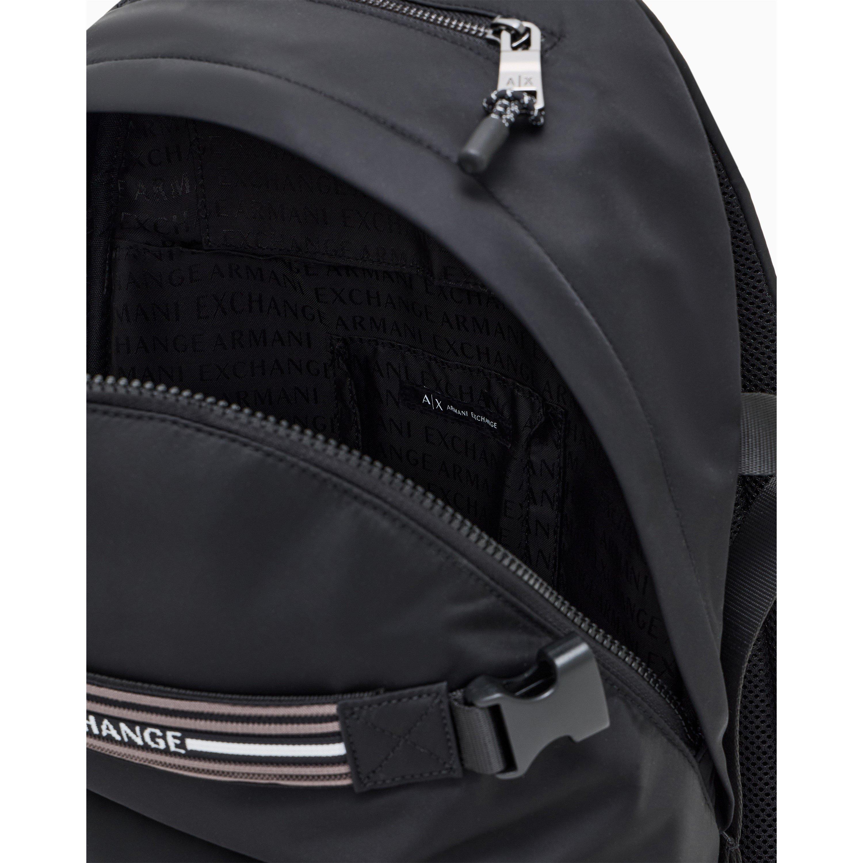 Nero - Armani Exchange - Men's Backpack - 7