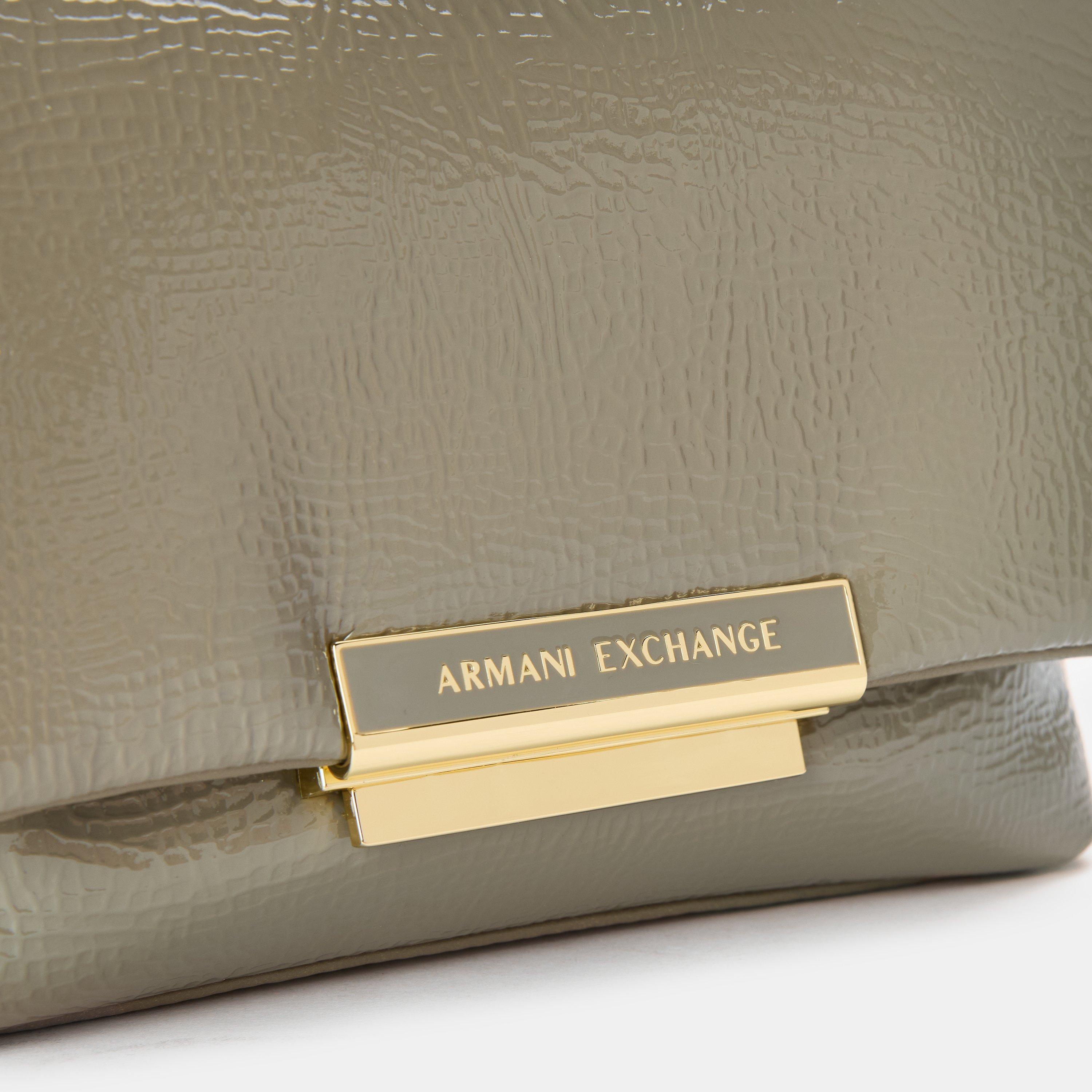 Brown - Armani Exchange - Women's Mini Crossbody Bag - 4