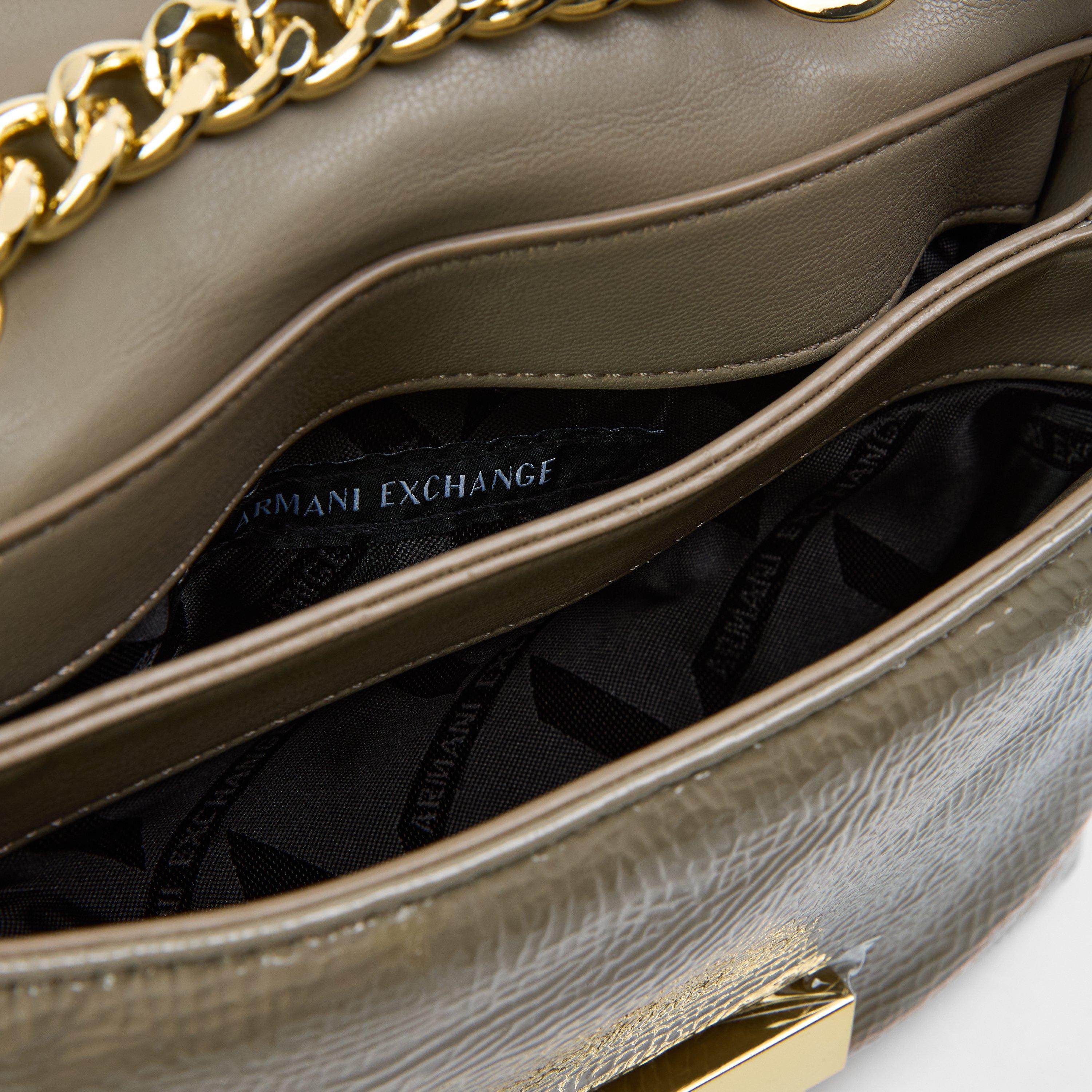 Brown - Armani Exchange - Women's Mini Crossbody Bag - 5