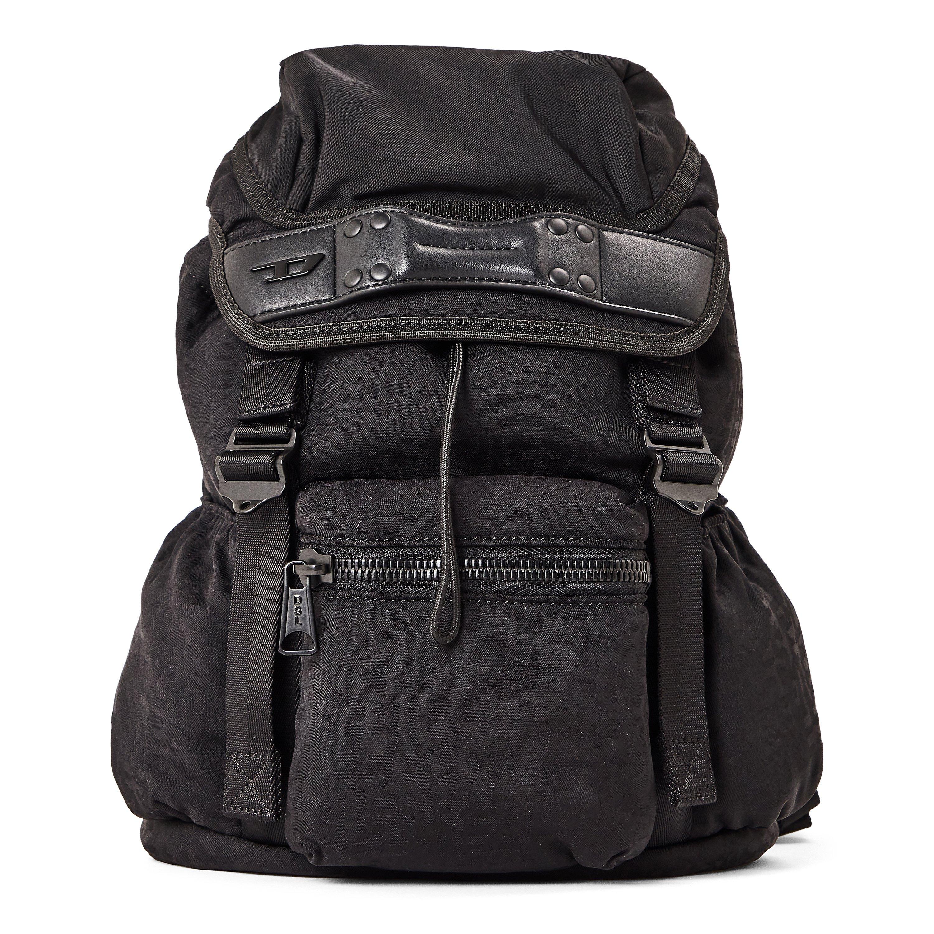 diesel backpack leather with front logo D BACKPACK by Diesel is the perfect choice for discerning clients who value refined simplicity and uncompromising quality Bags > Backpacks | Authentic