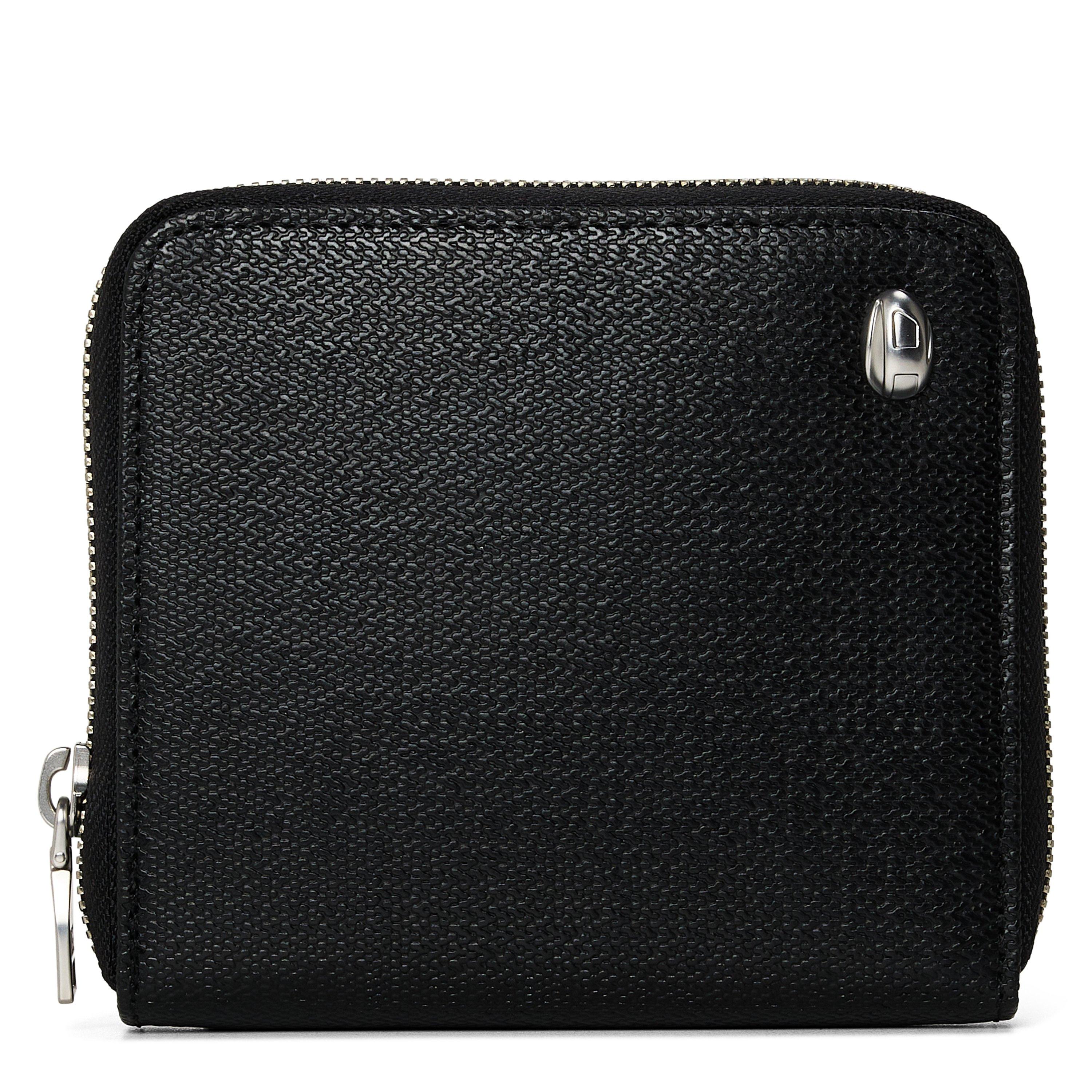Black - Diesel - Men's Zipped Bifold Wallet - 1