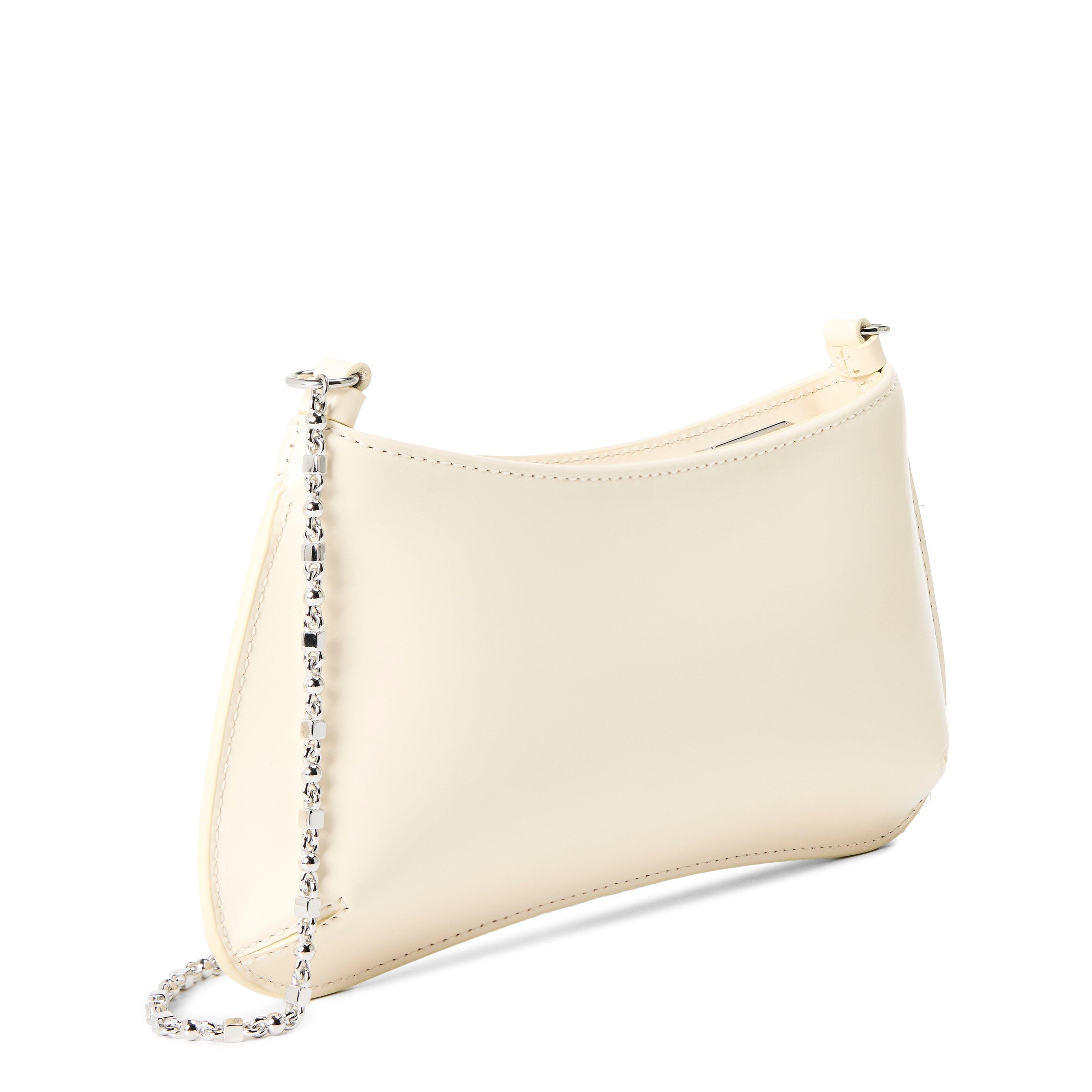 Light Ivory - Jacquemus - Womens Small Bisou Chain Bag - 2