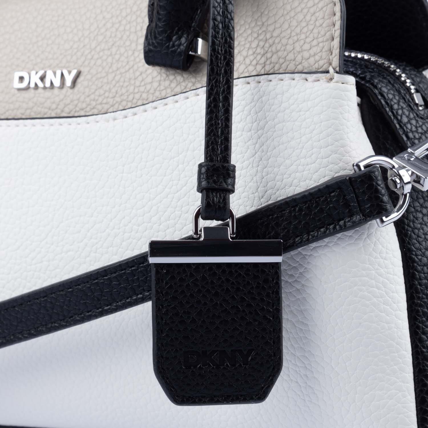 Black Grey Whit - DKNY - Avelle Sm Satchel - 4