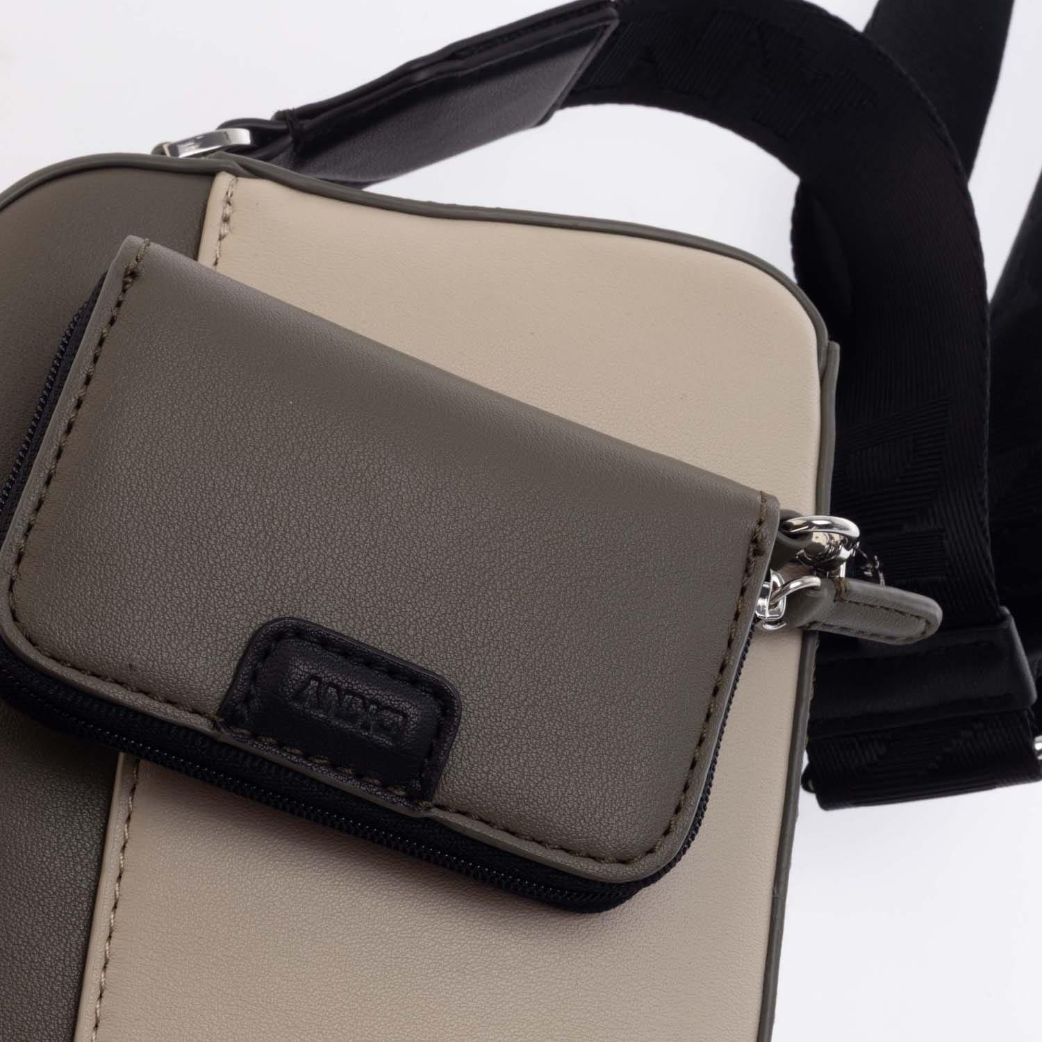 Grey Green - DKNY - Caiden Camera Cross Body Bag - 5