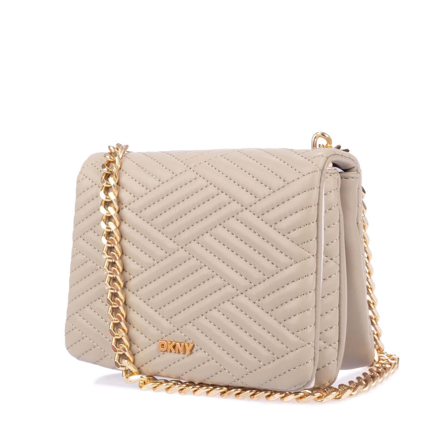 Beige - DKNY - Deedra Flap Crossbody Bag - 3