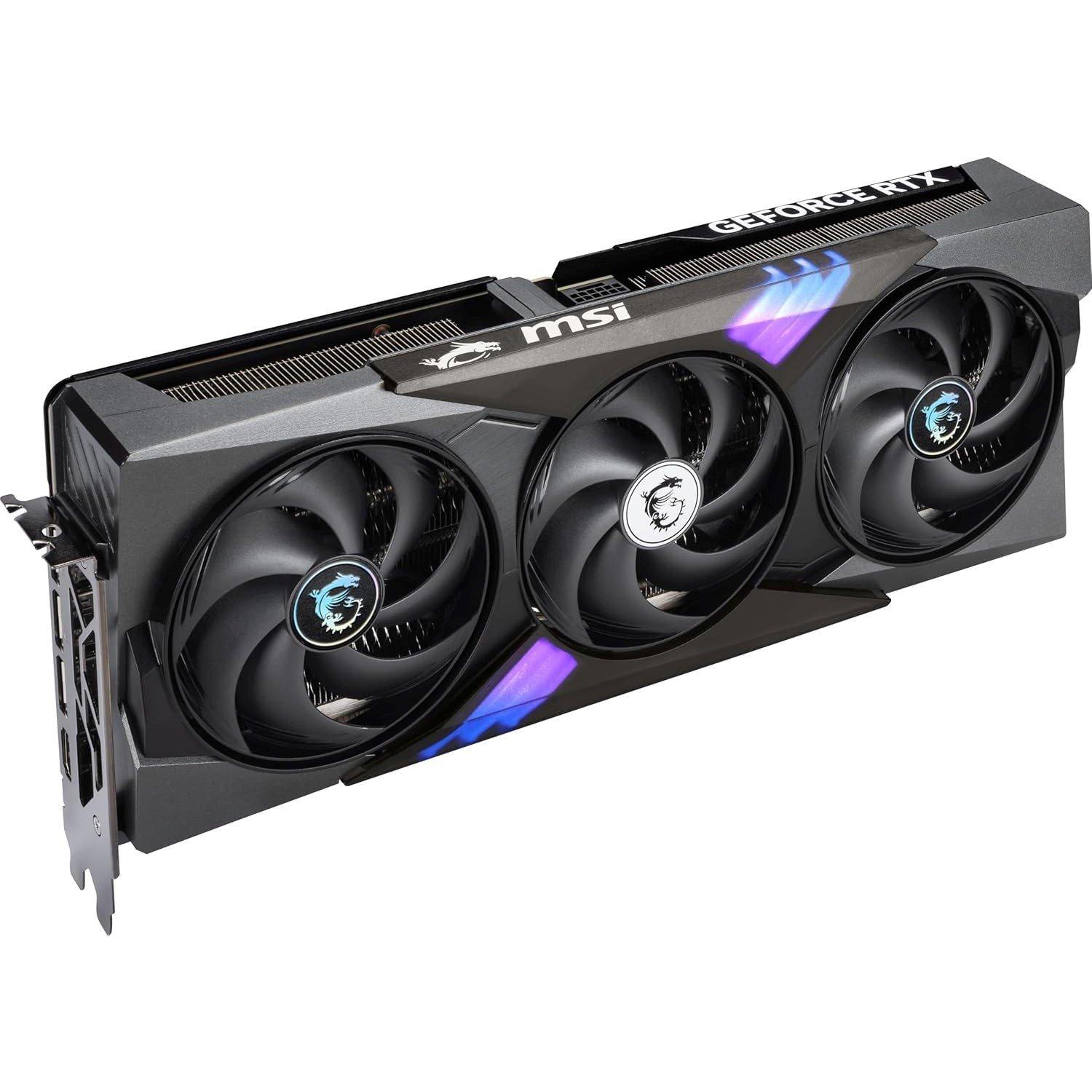 Black - MSI - NVIDIA GeForce RTX 5080 GAMING TRIO OC Graphics Card for Gaming - 16GB - 4