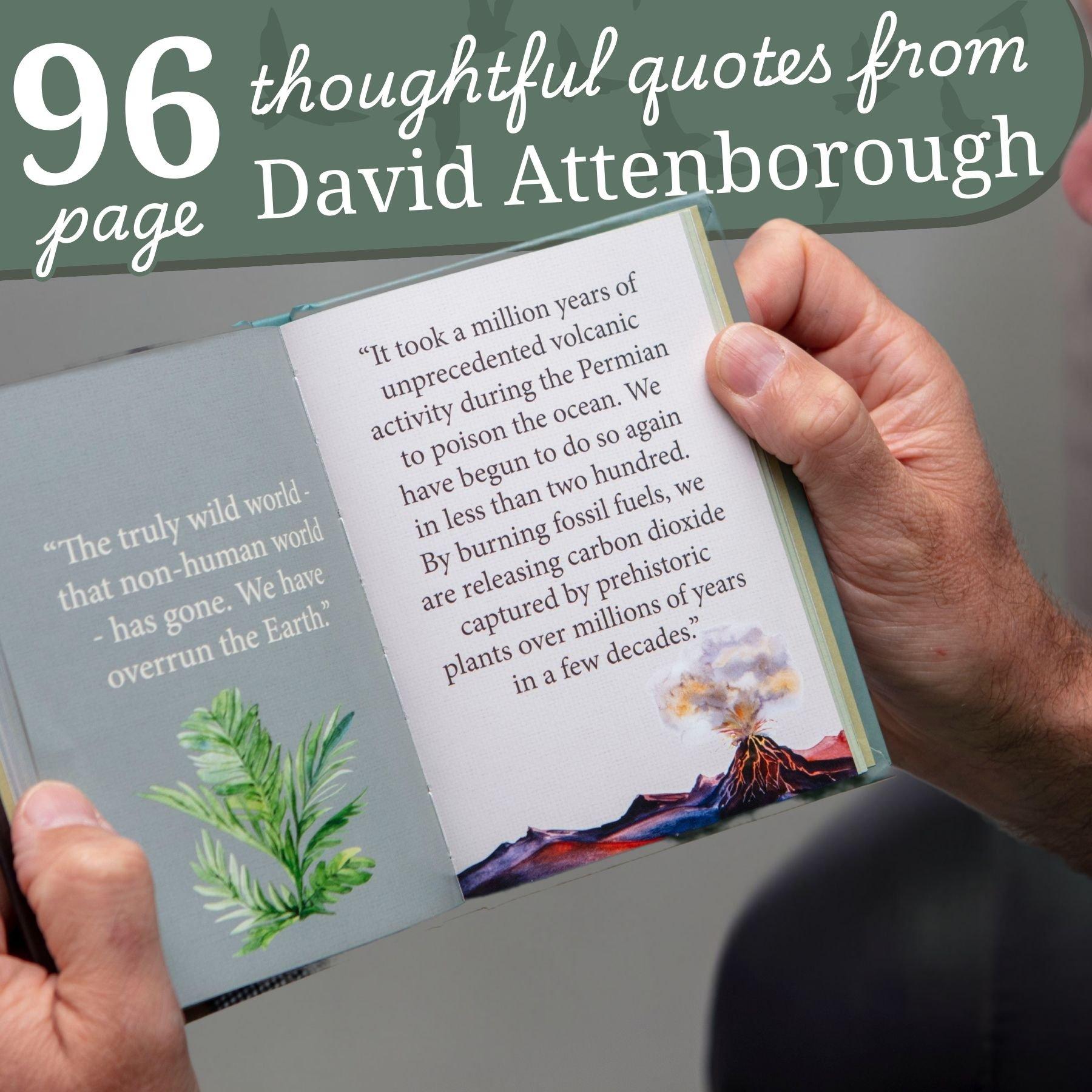 Multi - Boxer Gifts - David Attenboroughs Words of Wisdom Gift Book - 2