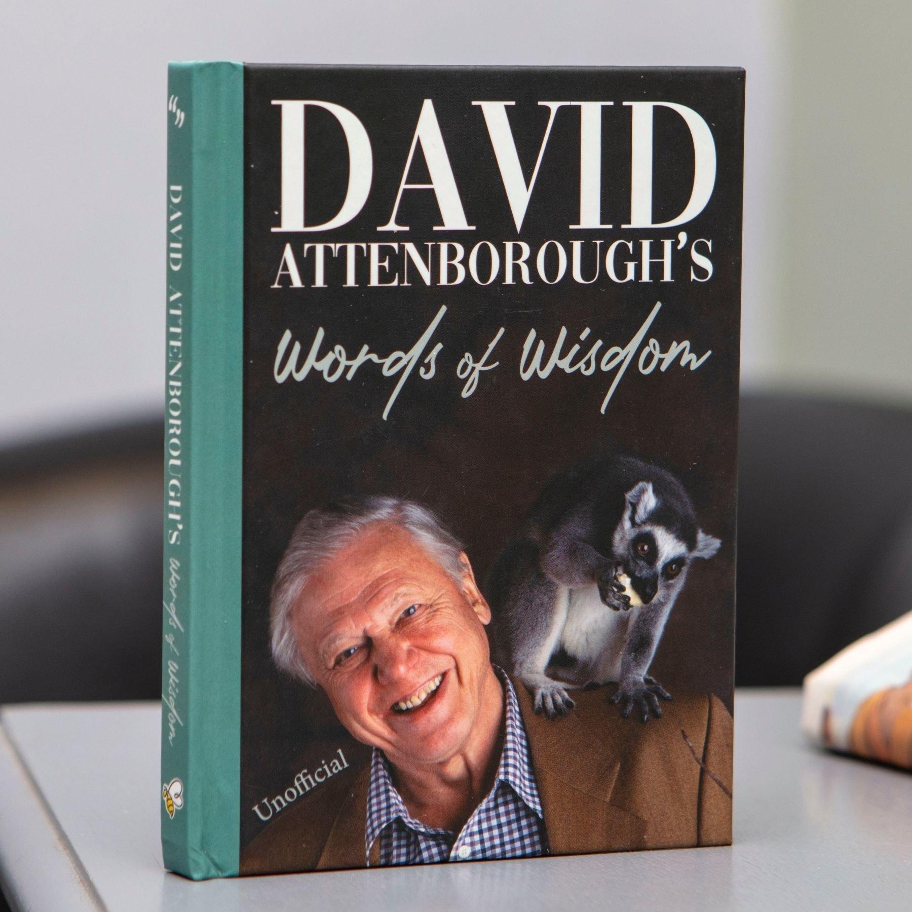 Multi - Boxer Gifts - David Attenboroughs Words of Wisdom Gift Book - 7