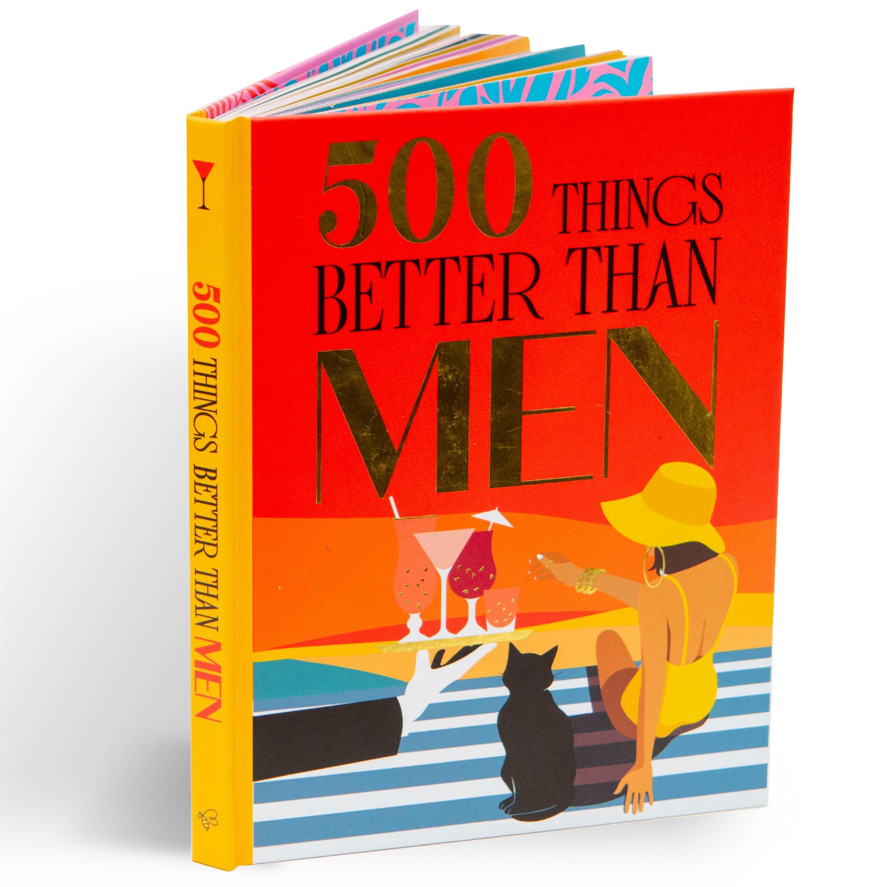 Multi - Boxer Gifts - 500 Things Better Than Men Book - 1