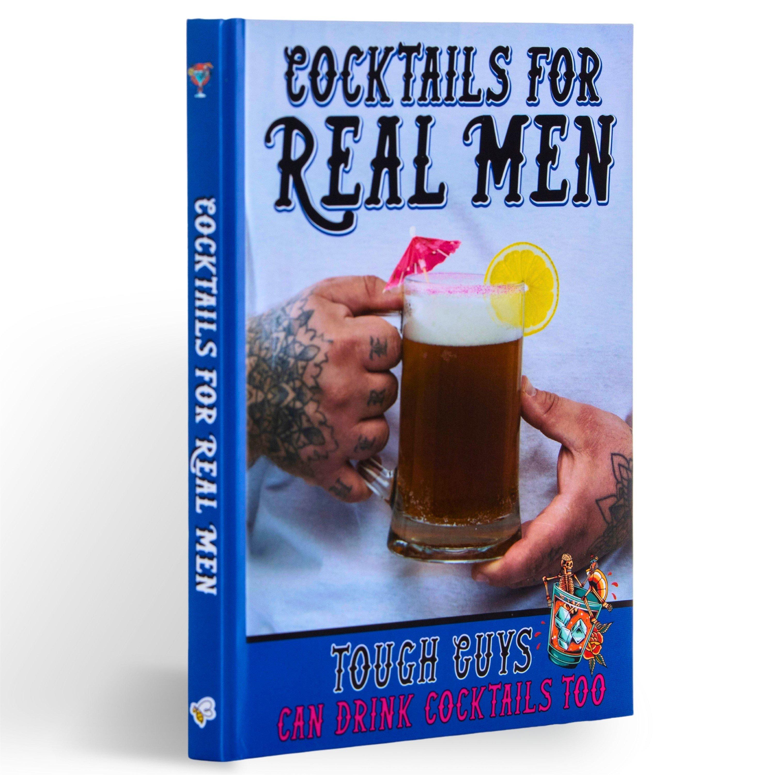 Multi - Boxer Gifts - Cocktails For Real Men Gift Book - Novelty Gift - 1