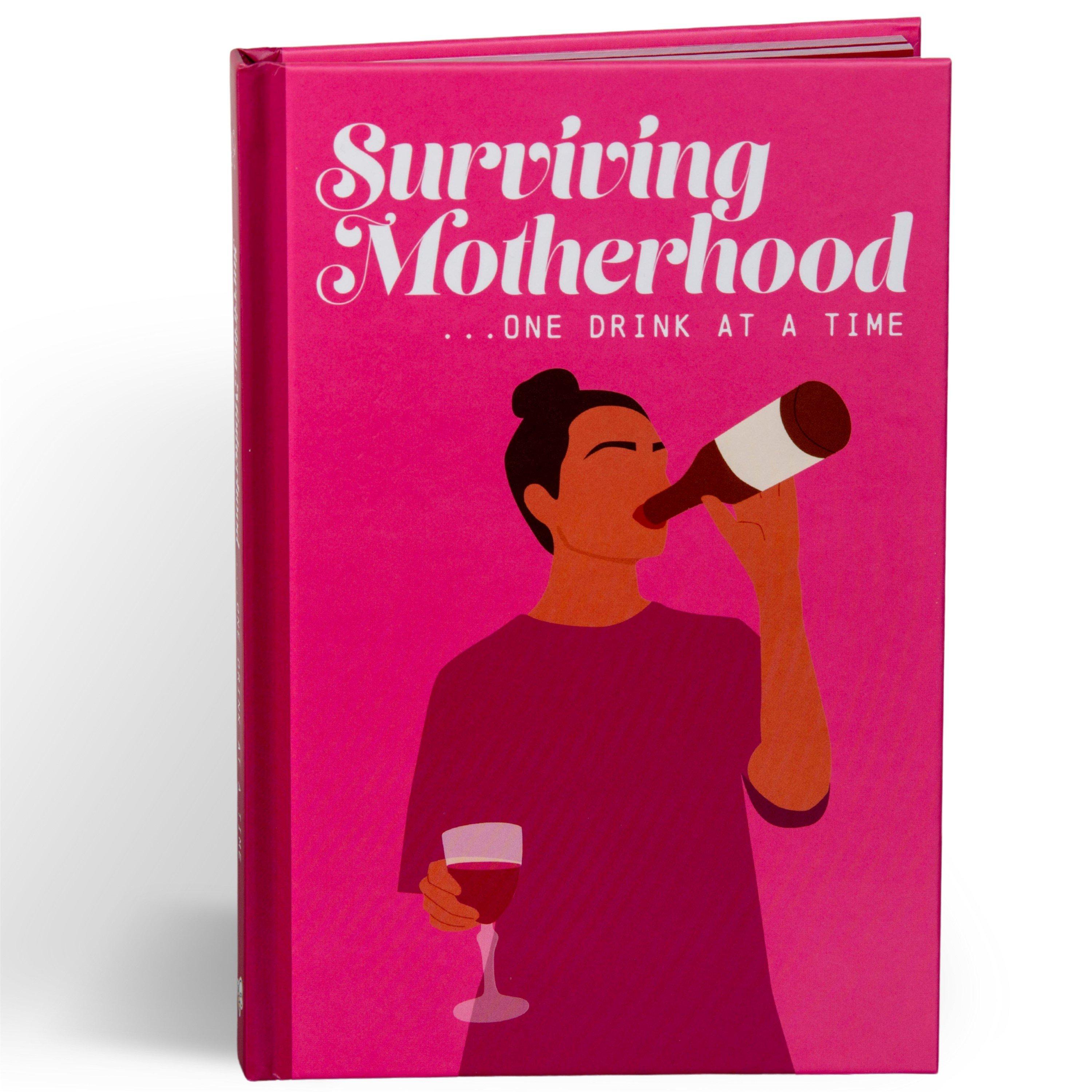 Multi - Boxer Gifts - Surviving Motherhood One Glass of Wine at a Time - 1