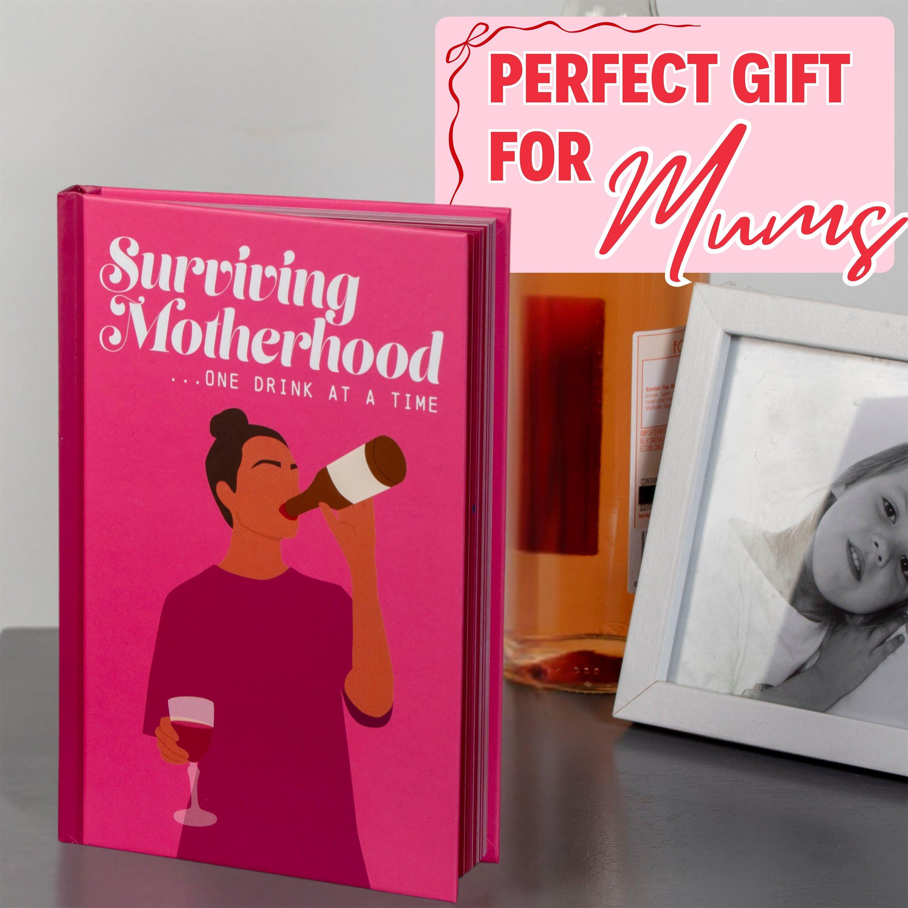 Multi - Boxer Gifts - Surviving Motherhood One Glass of Wine at a Time - 3